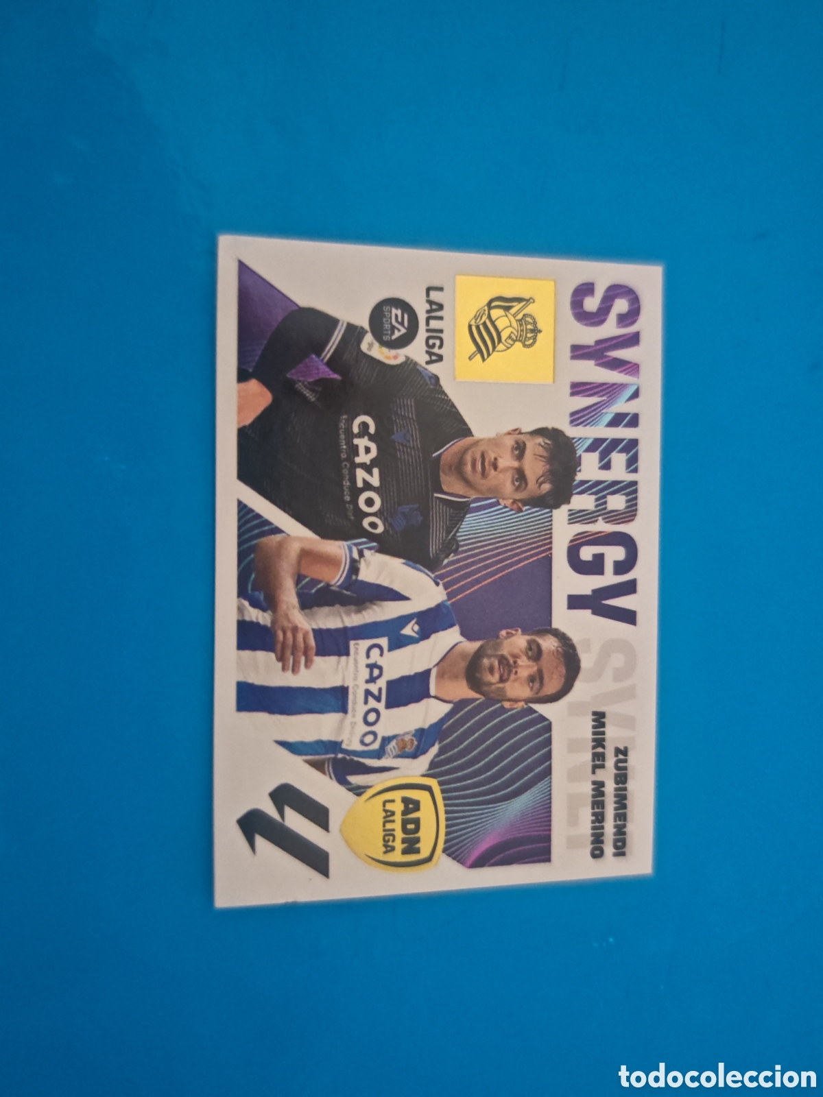 Coleccionismo Cromos antiguos: Synergy 15 Liga Este 23-24 Real Sociedad