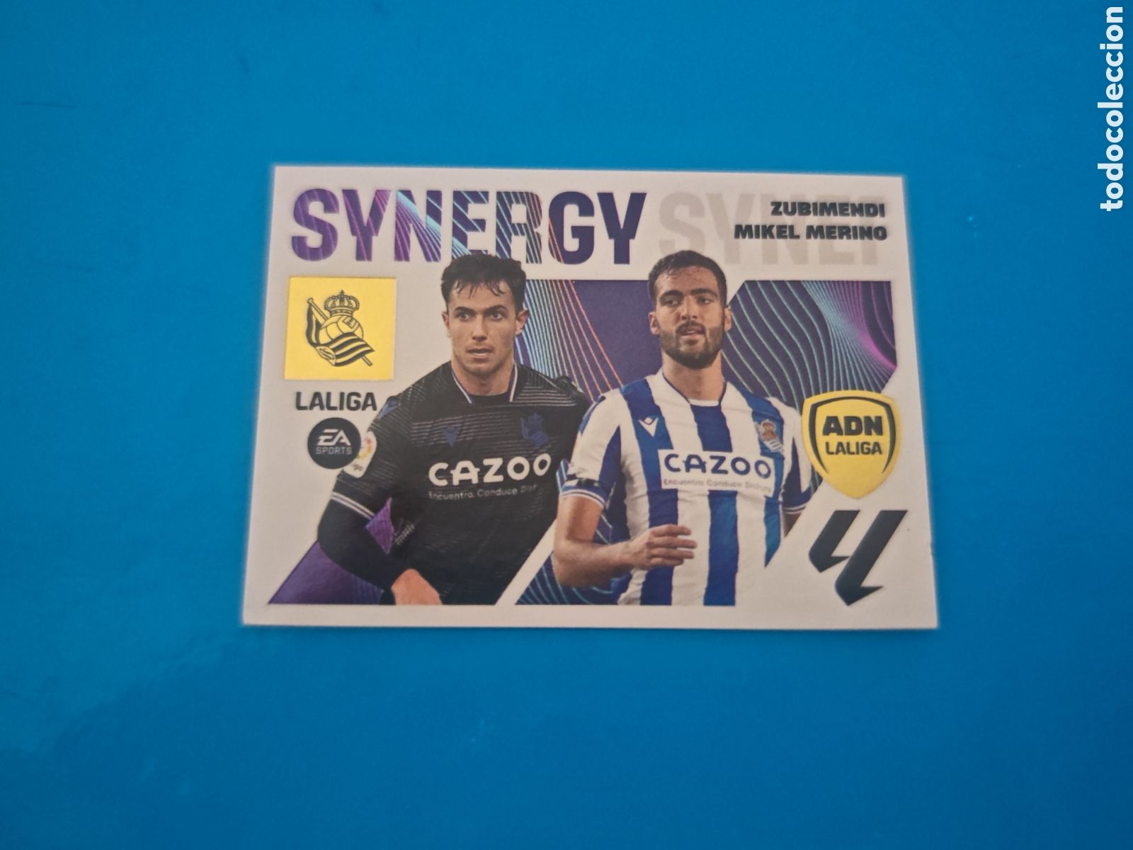 Coleccionismo Cromos antiguos: Synergy 15 Liga Este 23-24 Real Sociedad