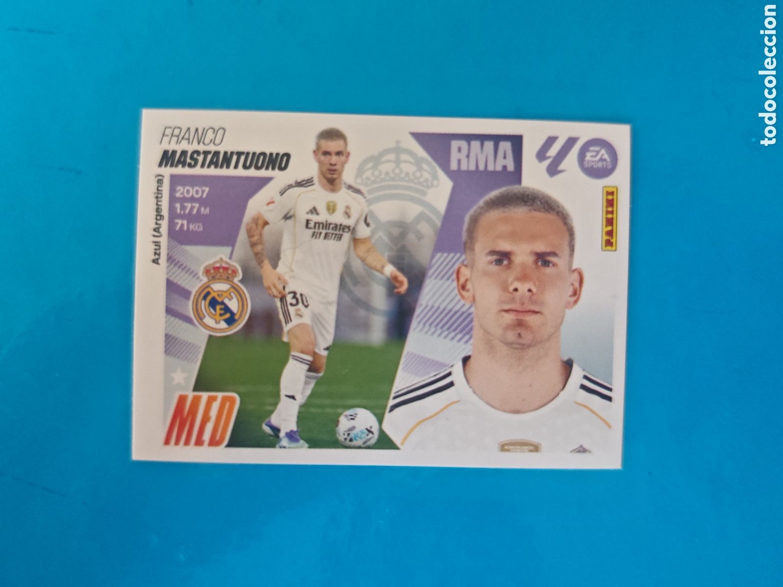 Coleccionismo Cromos antiguos: Fichaje 46 Liga Este 25-26 Real Madrid