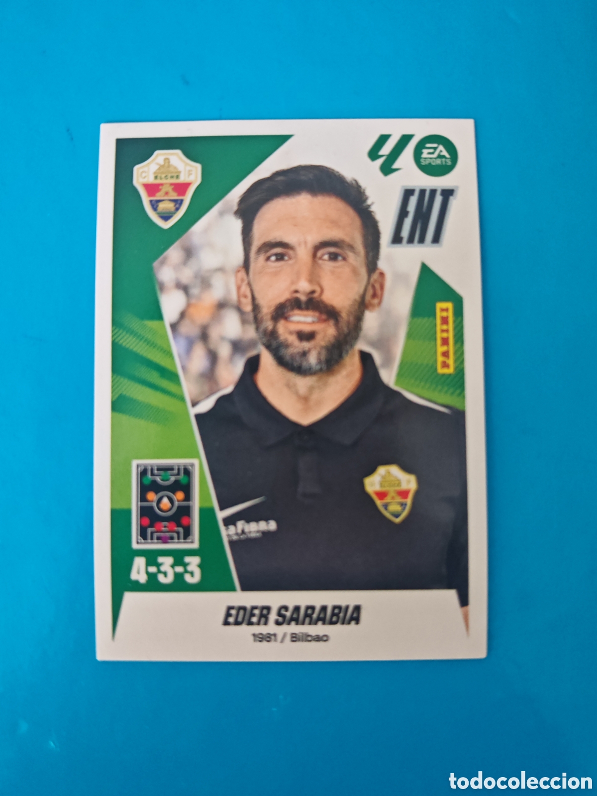 Coleccionismo Cromos antiguos: Eder Sarabia Entrenador Liga Este 25-26 Elche
