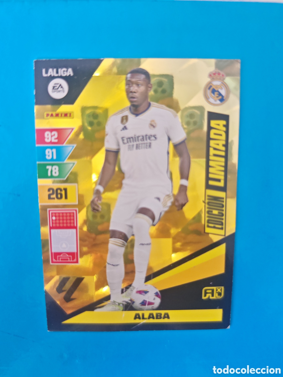 Coleccionismo Cromos antiguos: Alaba edici&oacute;n limitada Adrenalyn 23-24