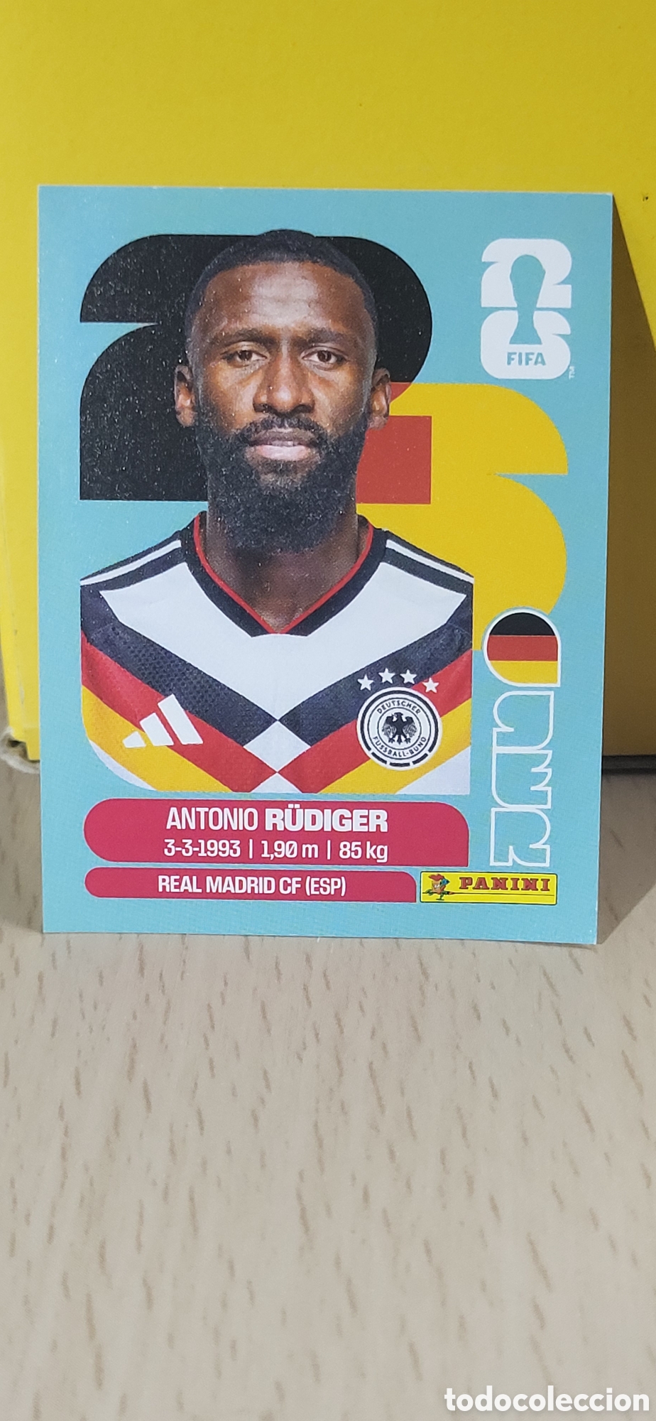 Coleccionismo Cromos antiguos: RUDIGER ALEMANIA GERMANY GER N&ordm; 6 FIFA WORLD CUP 2026 PANINI MUNDIAL FIFA WORLD CUP