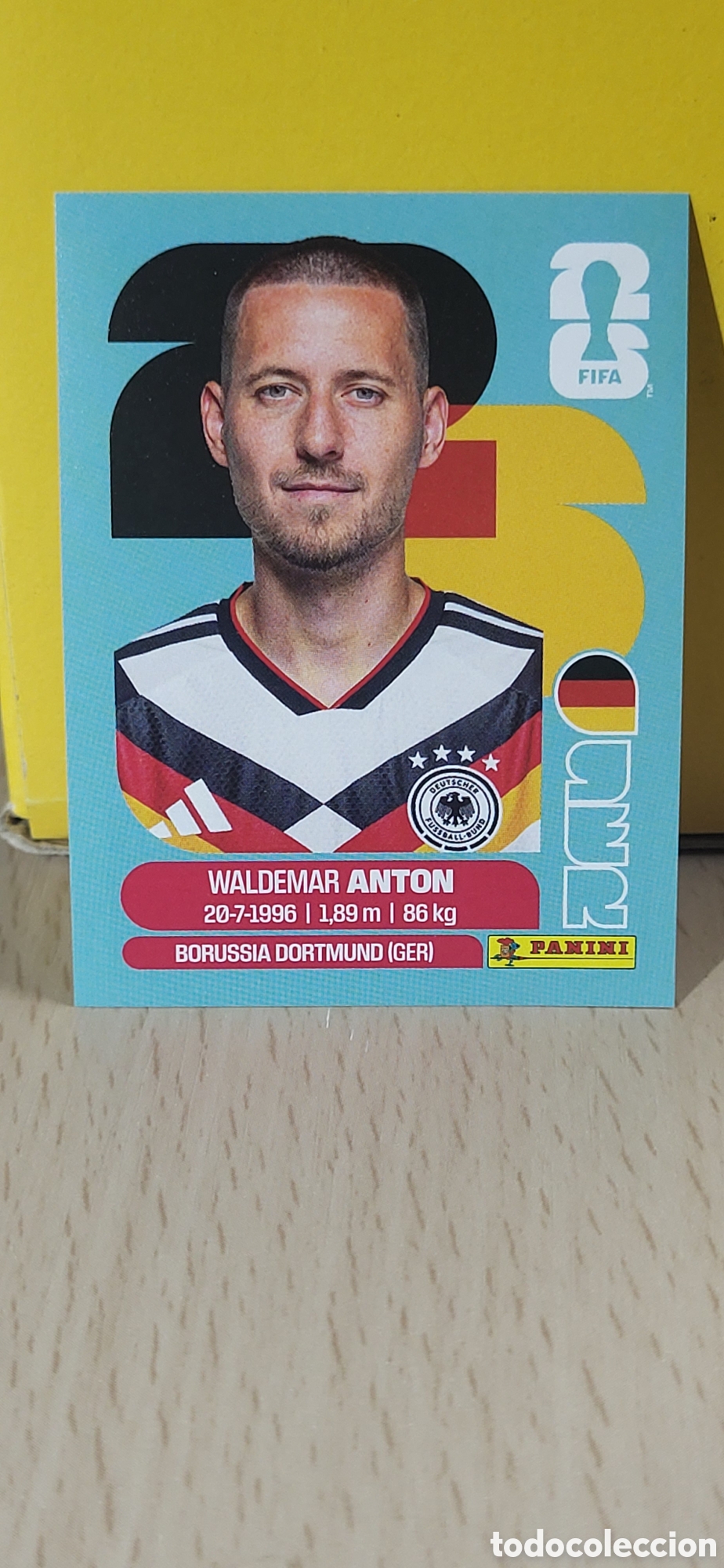 Coleccionismo Cromos antiguos: ANTON ALEMANIA GERMANY GER N&ordm; 7 FIFA WORLD CUP 2026 PANINI MUNDIAL FIFA WORLD CUP