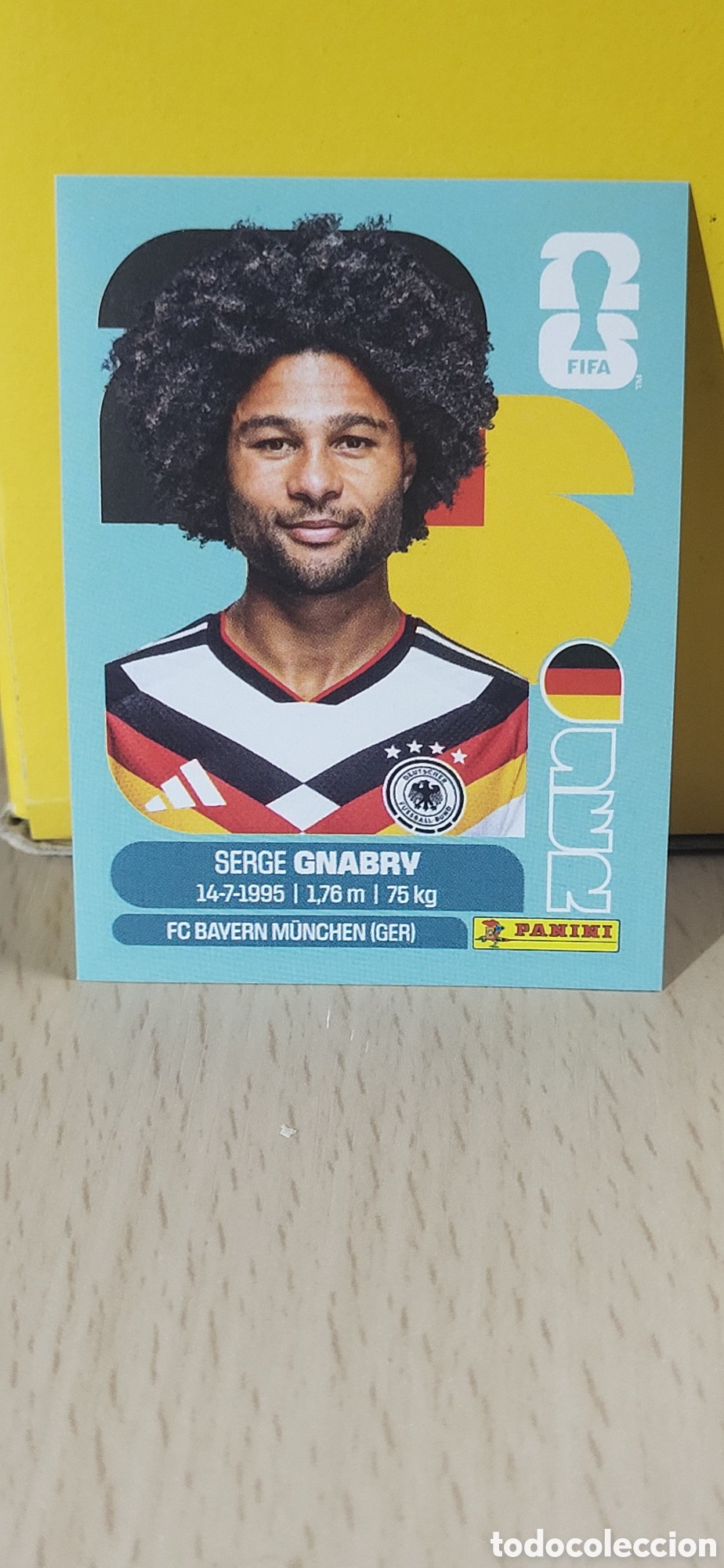 Coleccionismo Cromos antiguos: GNABRY ALEMANIA GERMANY GER N&ordm; 16 FIFA WORLD CUP 2026 PANINI MUNDIAL FIFA WORLD CUP