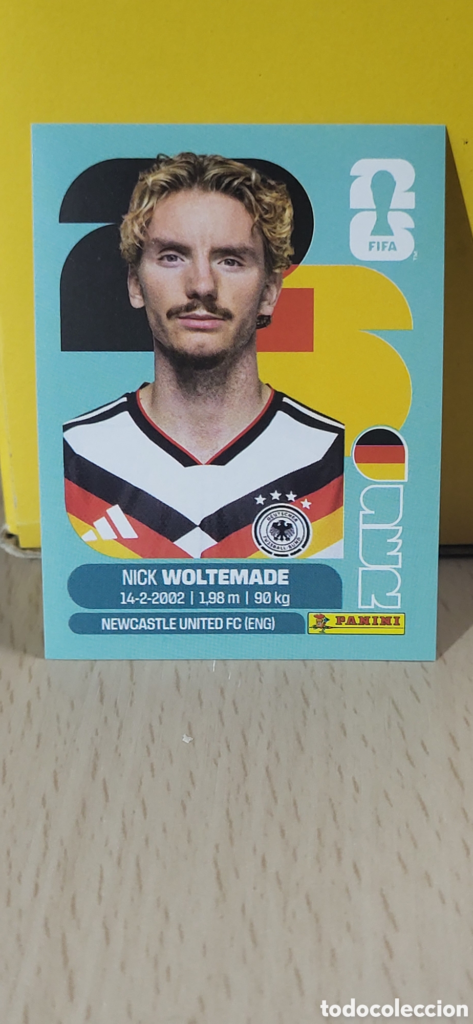 Coleccionismo Cromos antiguos: WOLTEMADE ALEMANIA GERMANY GER N&ordm; 20 FIFA WORLD CUP 2026 PANINI MUNDIAL FIFA WORLD CUP