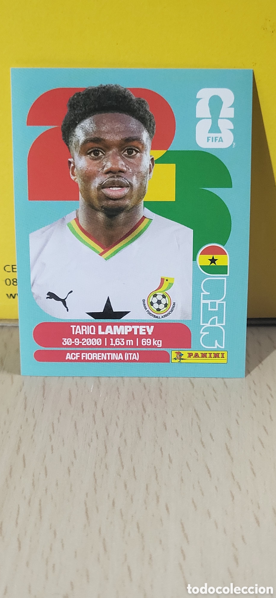 Coleccionismo Cromos antiguos: LAMPTEY GHANA GHA N&ordm; 3 FIFA WORLD CUP 2026 PANINI MUNDIAL FIFA WORLD CUP