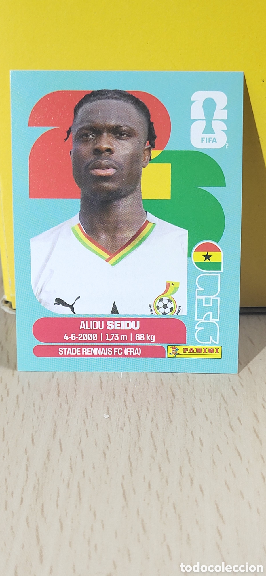 Coleccionismo Cromos antiguos: SEIDU GHANA GHA N&ordm; 5 FIFA WORLD CUP 2026 PANINI MUNDIAL FIFA WORLD CUP