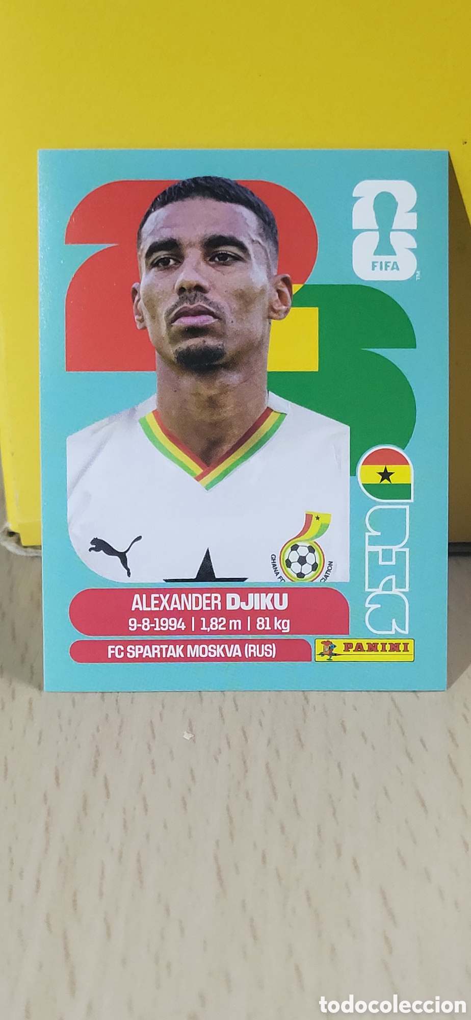 Coleccionismo Cromos antiguos: DJIKU GHANA GHA N&ordm; 6 FIFA WORLD CUP 2026 PANINI MUNDIAL FIFA WORLD CUP