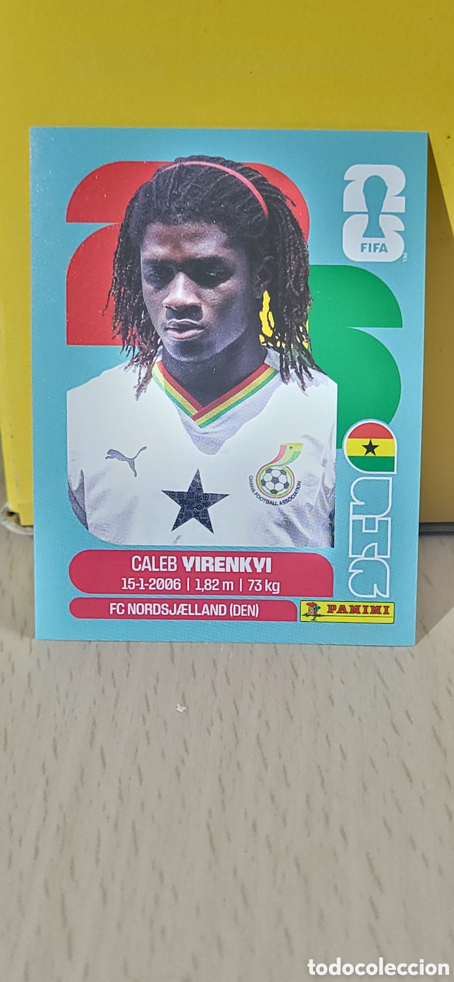 Coleccionismo Cromos antiguos: YIRENKYI GHANA GHA N&ordm; 8 FIFA WORLD CUP 2026 PANINI MUNDIAL FIFA WORLD CUP
