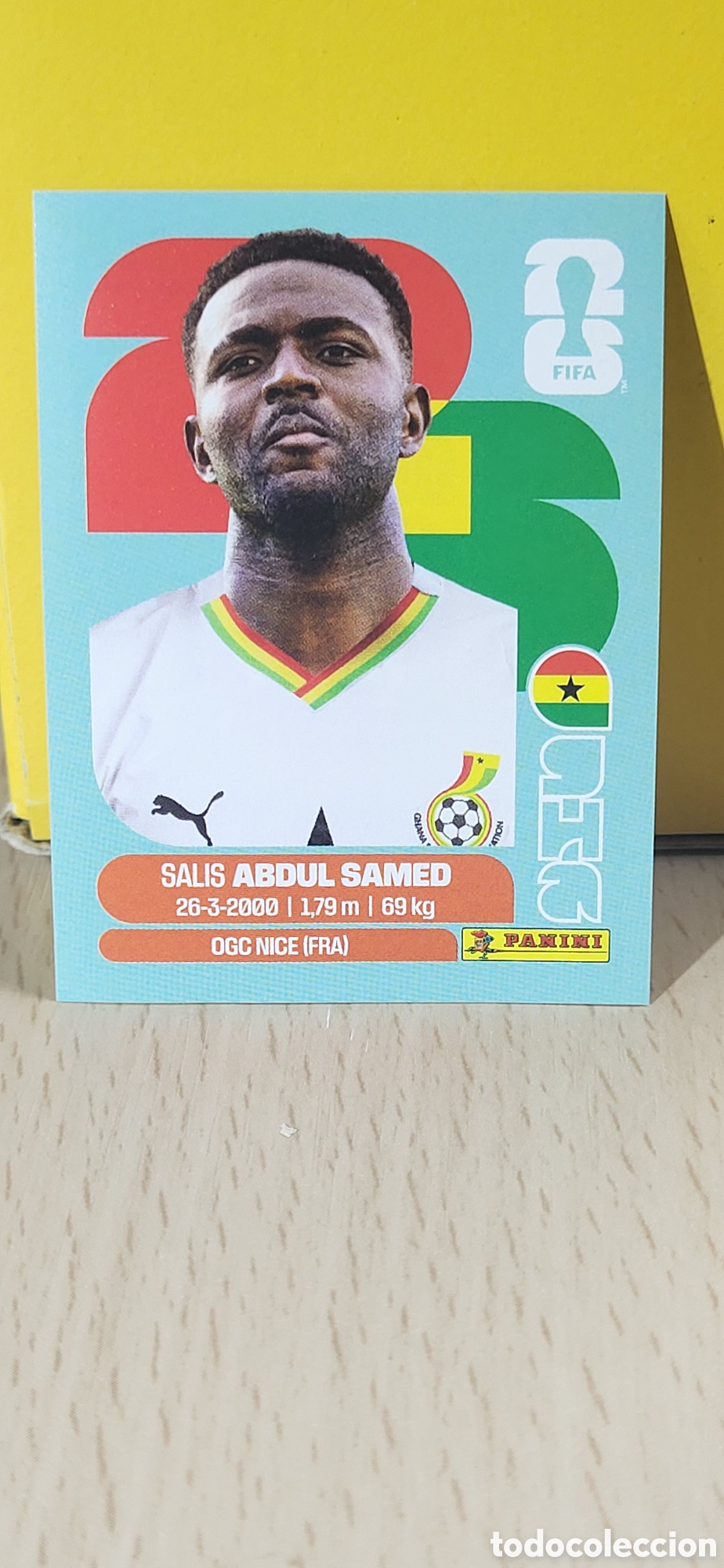 Collectionnisme Cartes &agrave; collectionner anciennes: ABDUL SAMED GHANA GHA N&ordm; 11 FIFA WORLD CUP 2026 PANINI MUNDIAL FIFA WORLD CUP