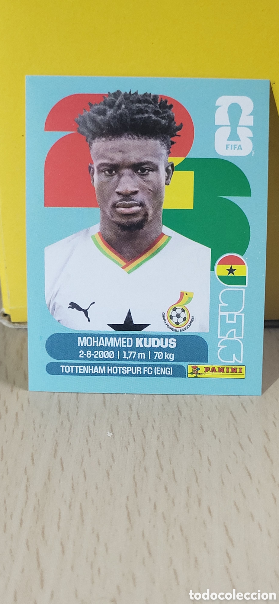 Collectionnisme Cartes &agrave; collectionner anciennes: KUDUS GHANA GHA N&ordm; 14 FIFA WORLD CUP 2026 PANINI MUNDIAL FIFA WORLD CUP