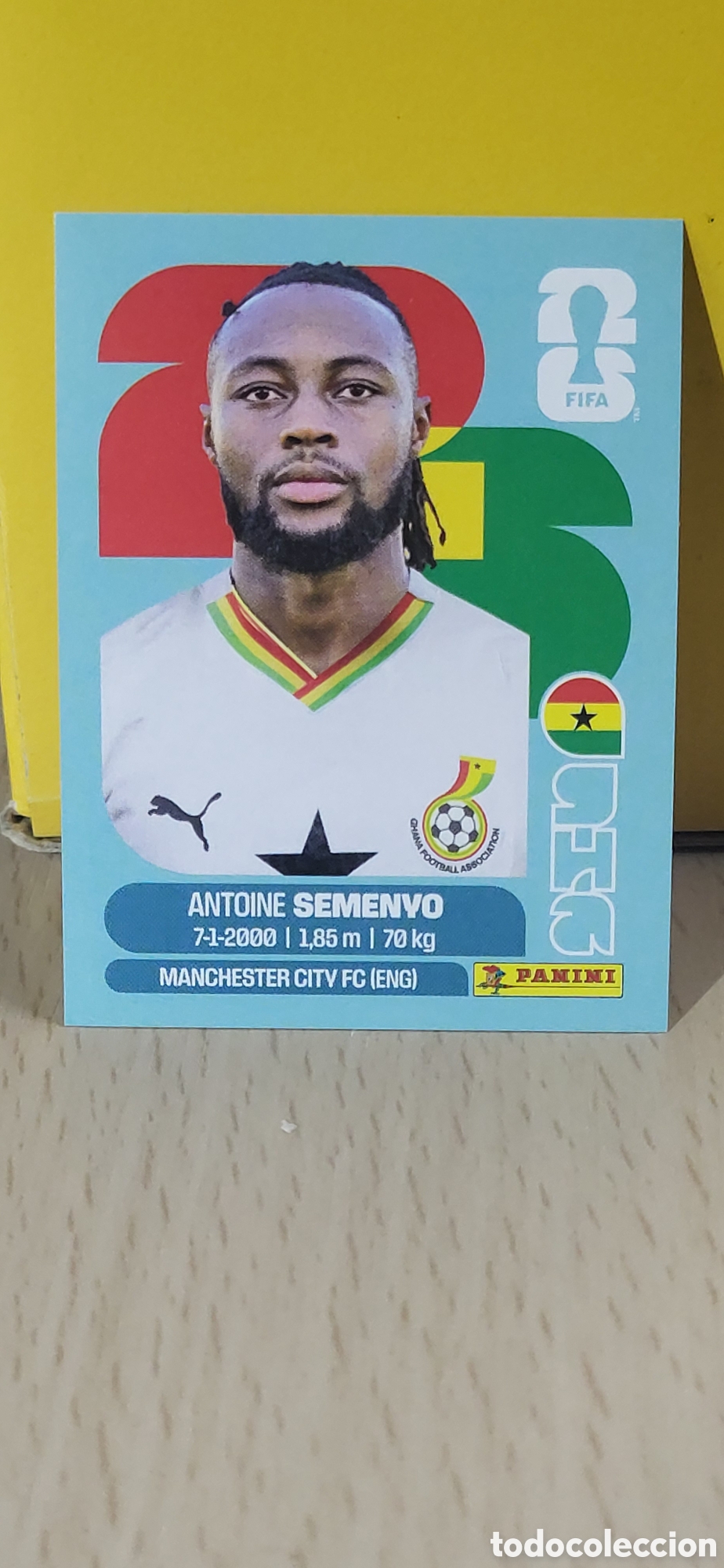 Collectionnisme Cartes &agrave; collectionner anciennes: SEMENYO GHANA GHA N&ordm; 20 FIFA WORLD CUP 2026 PANINI MUNDIAL FIFA WORLD CUP