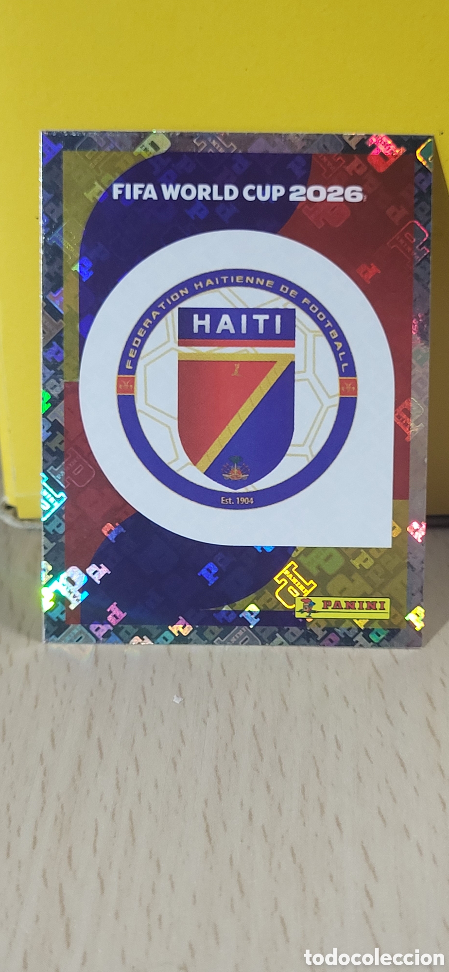 Collectable Antique Stickers: ESCUDO HAITI HAI N&ordm; 1 FIFA WORLD CUP 2026 PANINI MUNDIAL FIFA WORLD CUP