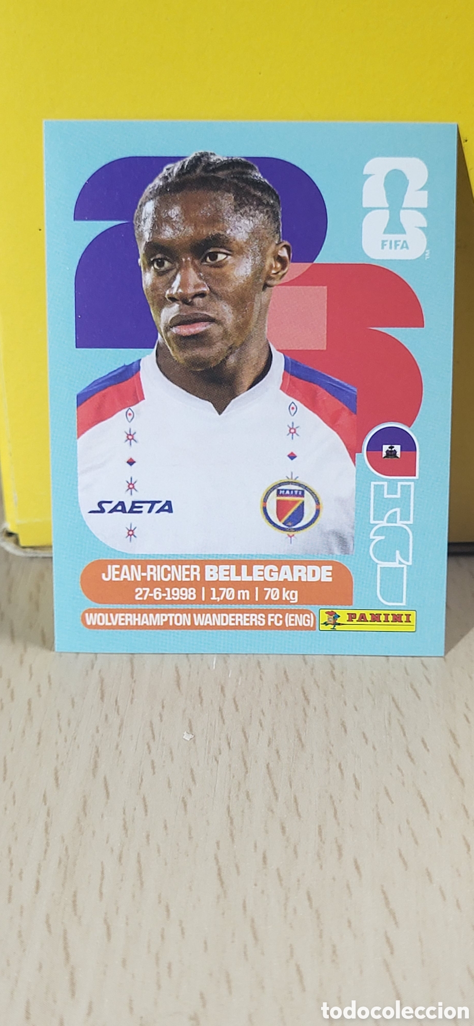 Collezionismo Figurine antiche: BELLEGARDE HAITI HAI N&ordm; 12 FIFA WORLD CUP 2026 PANINI MUNDIAL FIFA WORLD CUP