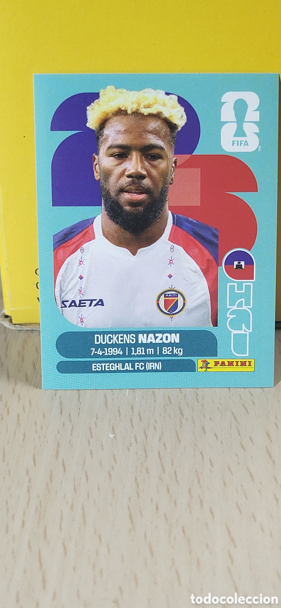 Collezionismo Figurine antiche: NAZON HAITI HAI N&ordm; 18 FIFA WORLD CUP 2026 PANINI MUNDIAL FIFA WORLD CUP