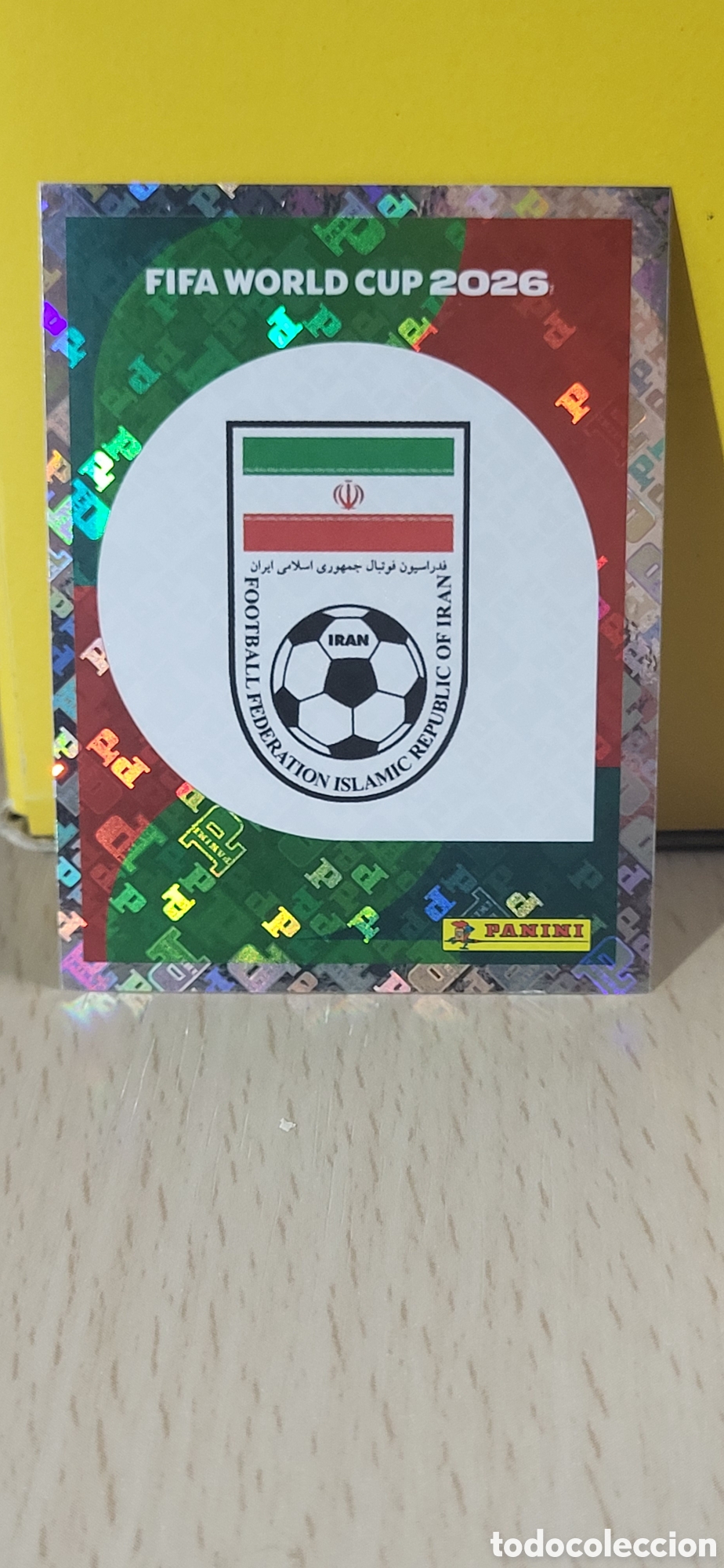Collezionismo Figurine antiche: ESCUDO IRAN IRAO IRN N&ordm; 1 FIFA WORLD CUP 2026 PANINI MUNDIAL FIFA WORLD CUP