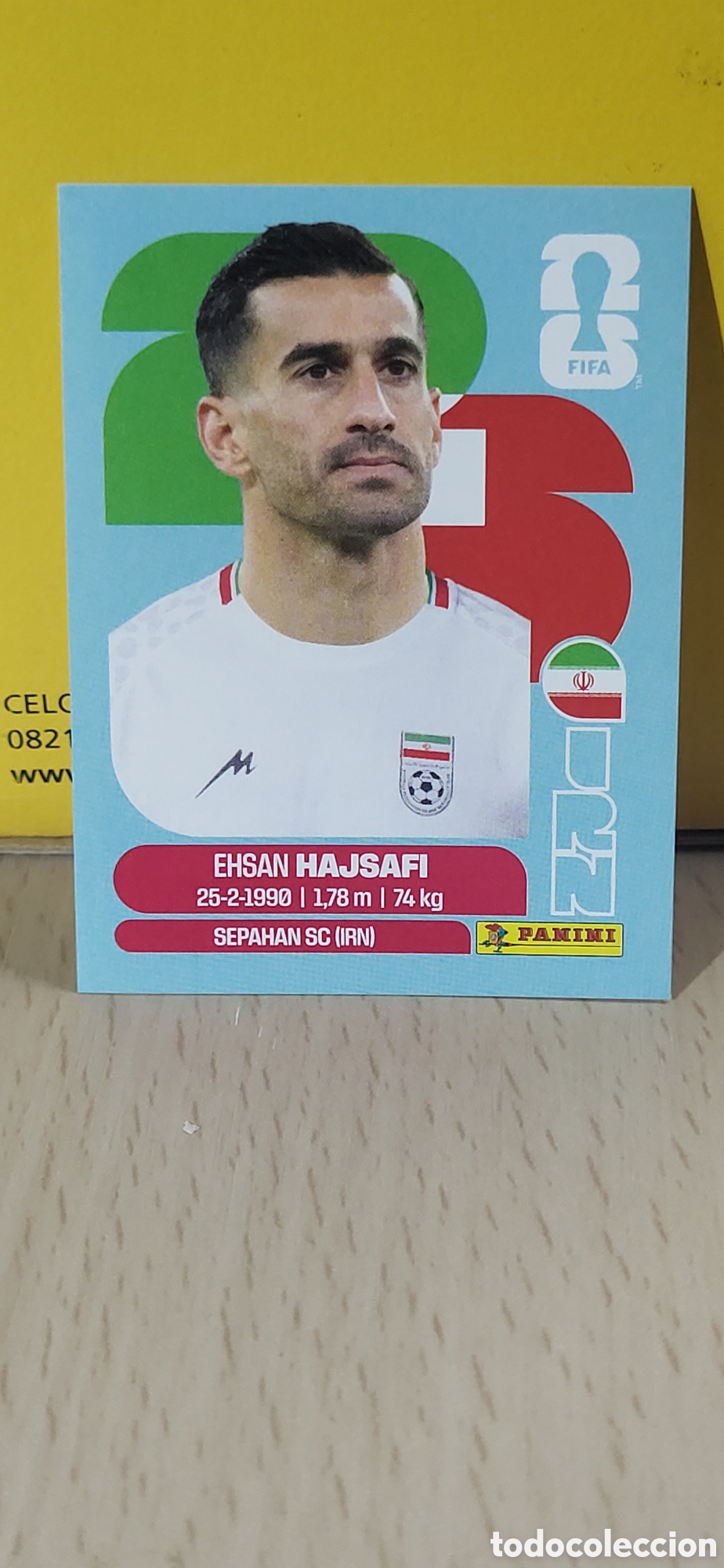 Collezionismo Figurine antiche: HAJSAFI IRAN IRAO IRN N&ordm; 4 FIFA WORLD CUP 2026 PANINI MUNDIAL FIFA WORLD CUP