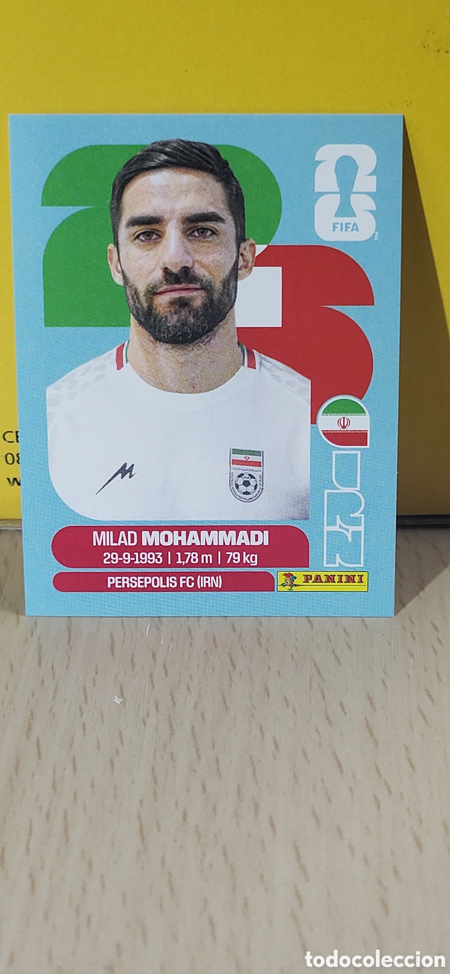Collezionismo Figurine antiche: MOHAMMADI IRAN IRAO IRN N&ordm; 5 FIFA WORLD CUP 2026 PANINI MUNDIAL FIFA WORLD CUP