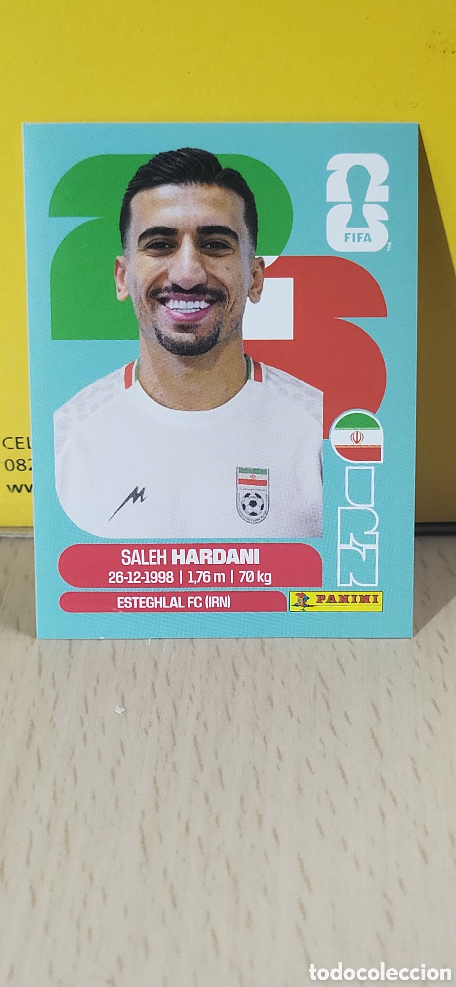 Collezionismo Figurine antiche: HARDANI IRAN IRAO IRN N&ordm; 10 FIFA WORLD CUP 2026 PANINI MUNDIAL FIFA WORLD CUP