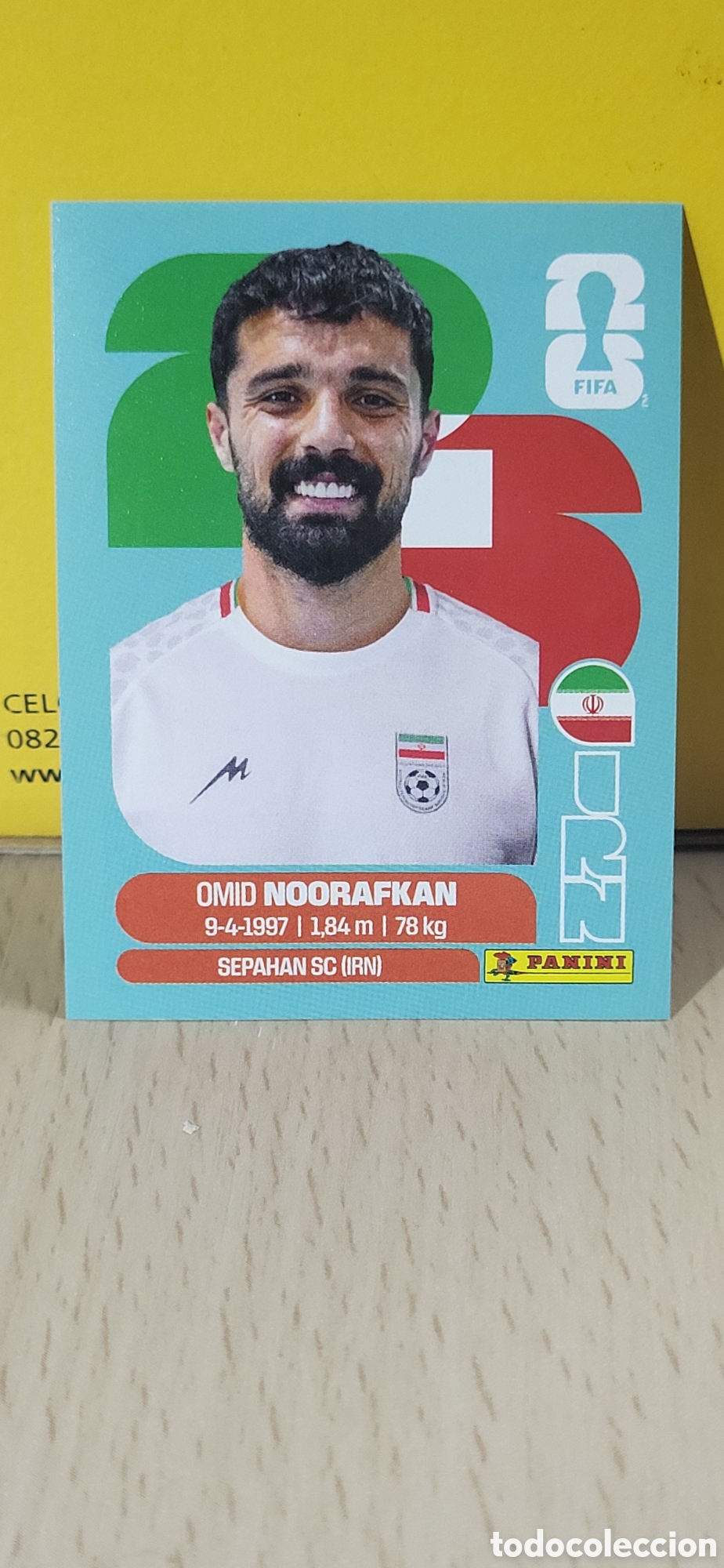 Collezionismo Figurine antiche: NOORAFKAN IRAN IRAO IRN N&ordm; 14 FIFA WORLD CUP 2026 PANINI MUNDIAL FIFA WORLD CUP