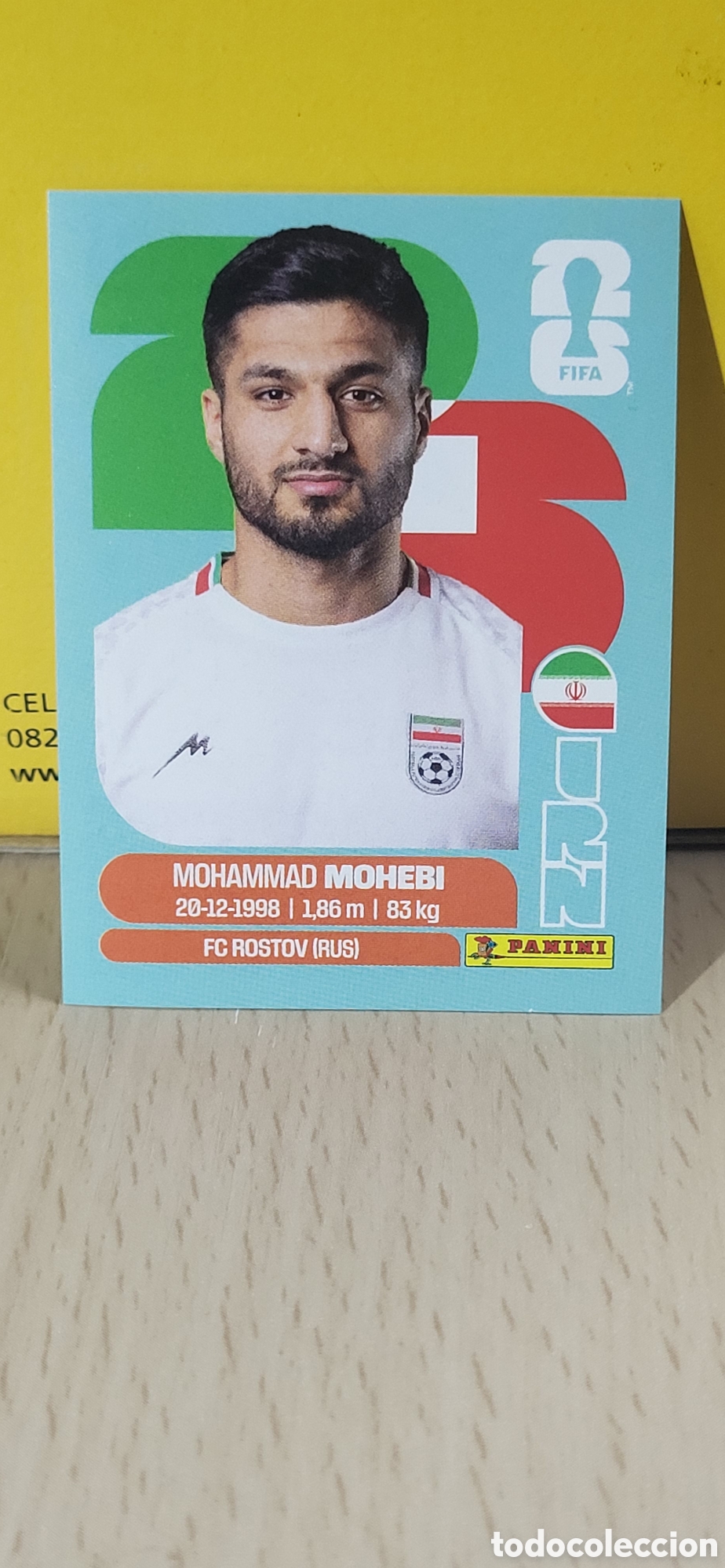 Collezionismo Figurine antiche: MOHEBI IRAN IRAO IRN N&ordm; 16 FIFA WORLD CUP 2026 PANINI MUNDIAL FIFA WORLD CUP