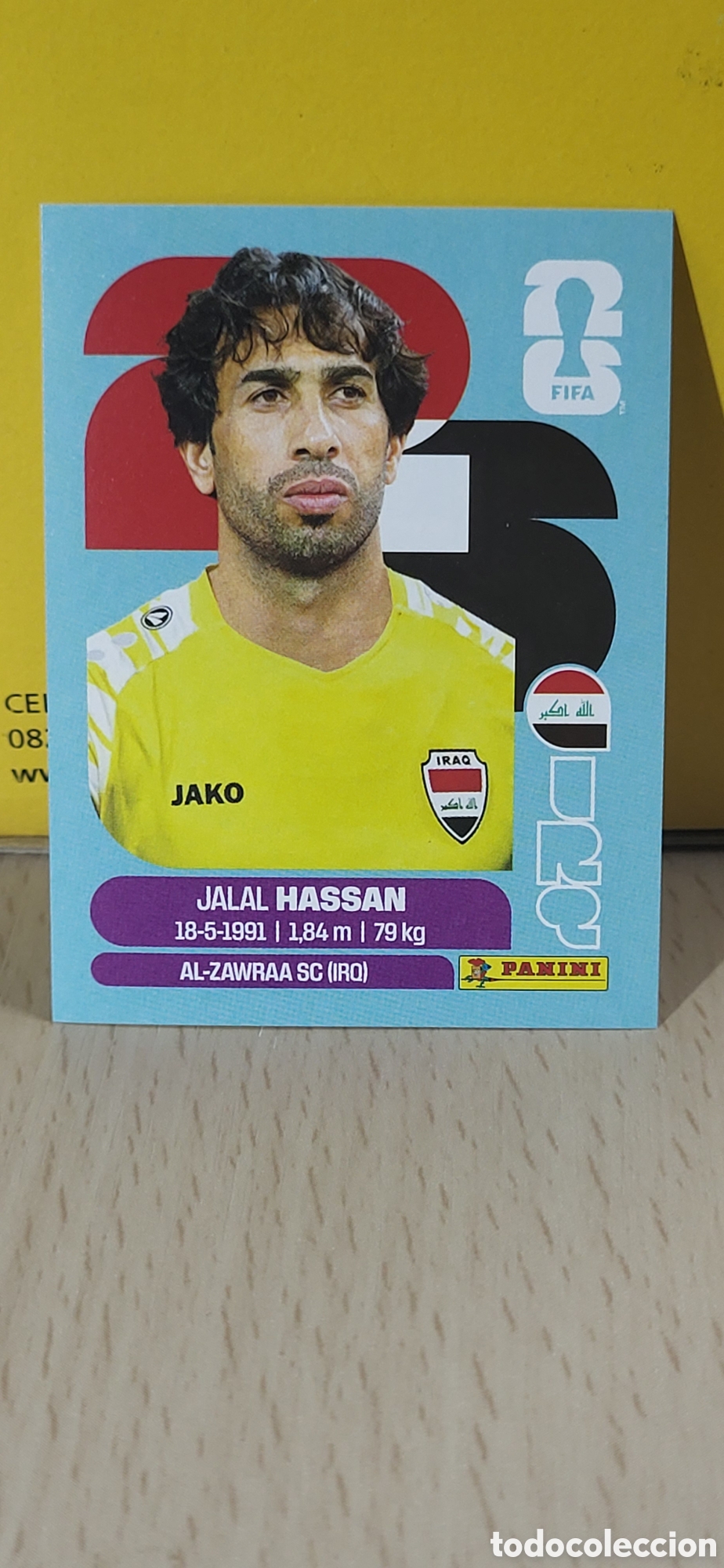 Coleccionismo Cromos antiguos: HASSAN IRAQ IRQ N&ordm; 2 FIFA WORLD CUP 2026 PANINI MUNDIAL FIFA WORLD CUP