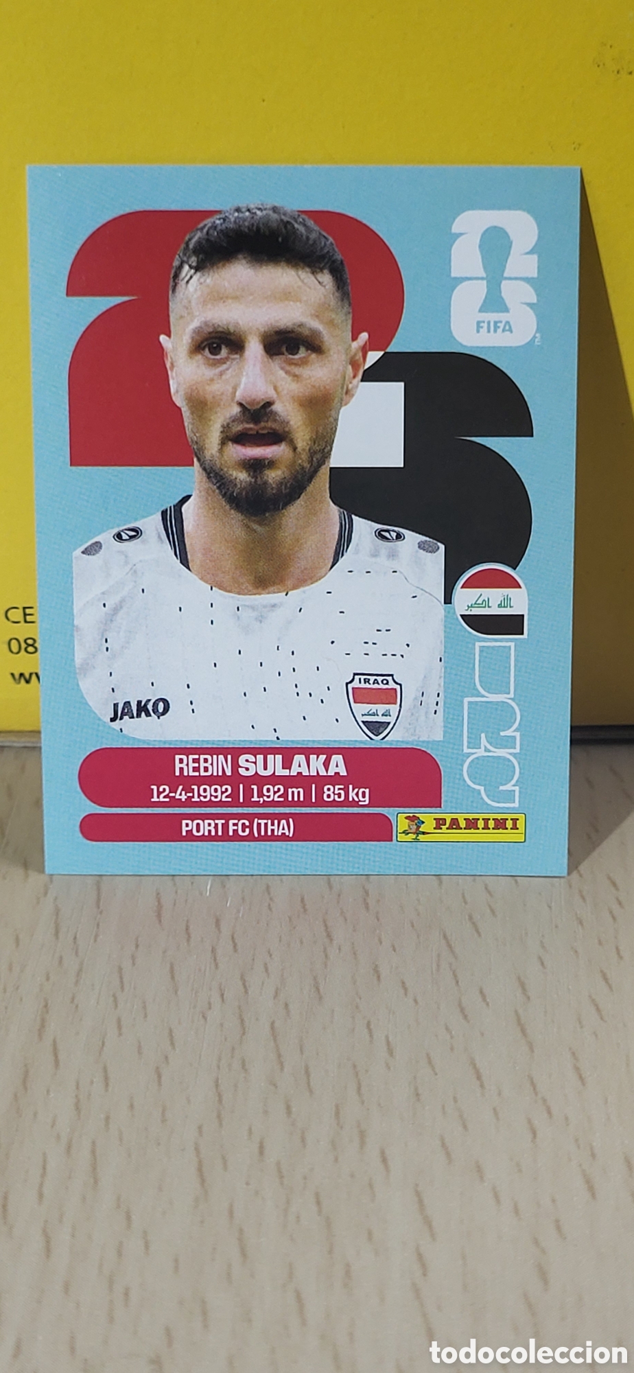Coleccionismo Cromos antiguos: SULAKA IRAQ IRQ N&ordm; 3 FIFA WORLD CUP 2026 PANINI MUNDIAL FIFA WORLD CUP