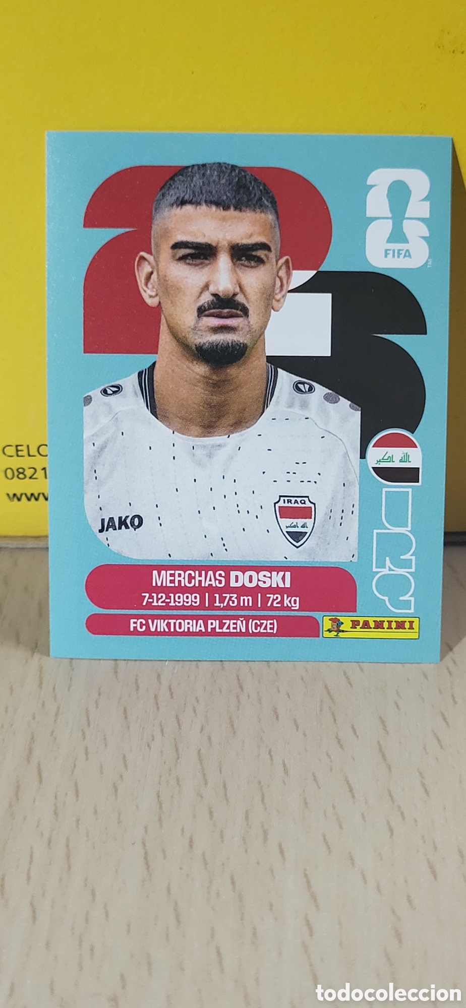 Collectionnisme Cartes &agrave; collectionner anciennes: DOSKI IRAQ IRQ N&ordm; 6 FIFA WORLD CUP 2026 PANINI MUNDIAL FIFA WORLD CUP