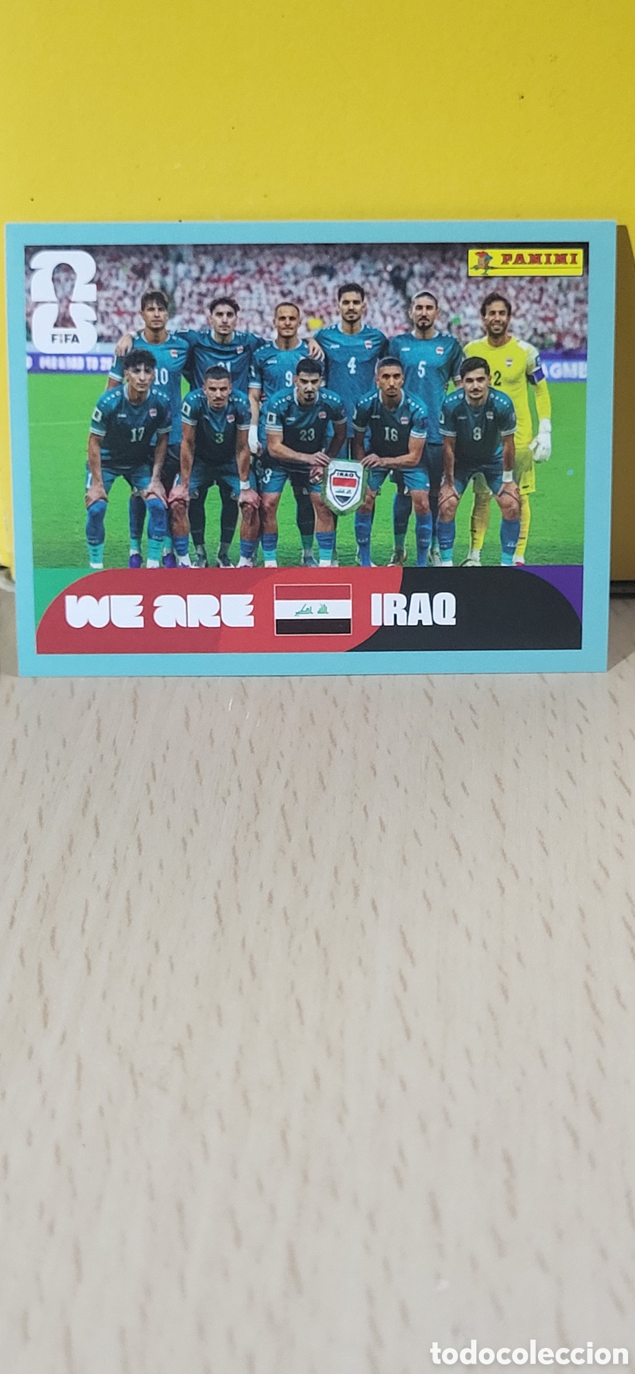 Coleccionismo Cromos antiguos: EQUIPO IRAQ IRQ N&ordm; 13 FIFA WORLD CUP 2026 PANINI MUNDIAL FIFA WORLD CUP