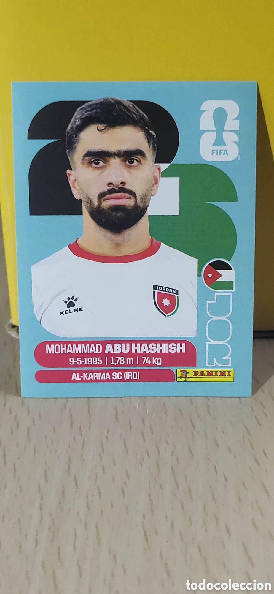 Coleccionismo Cromos antiguos: ABU HASHISH JORDANIA JOR N&ordm; 4 FIFA WORLD CUP 2026 PANINI MUNDIAL FIFA WORLD CUP