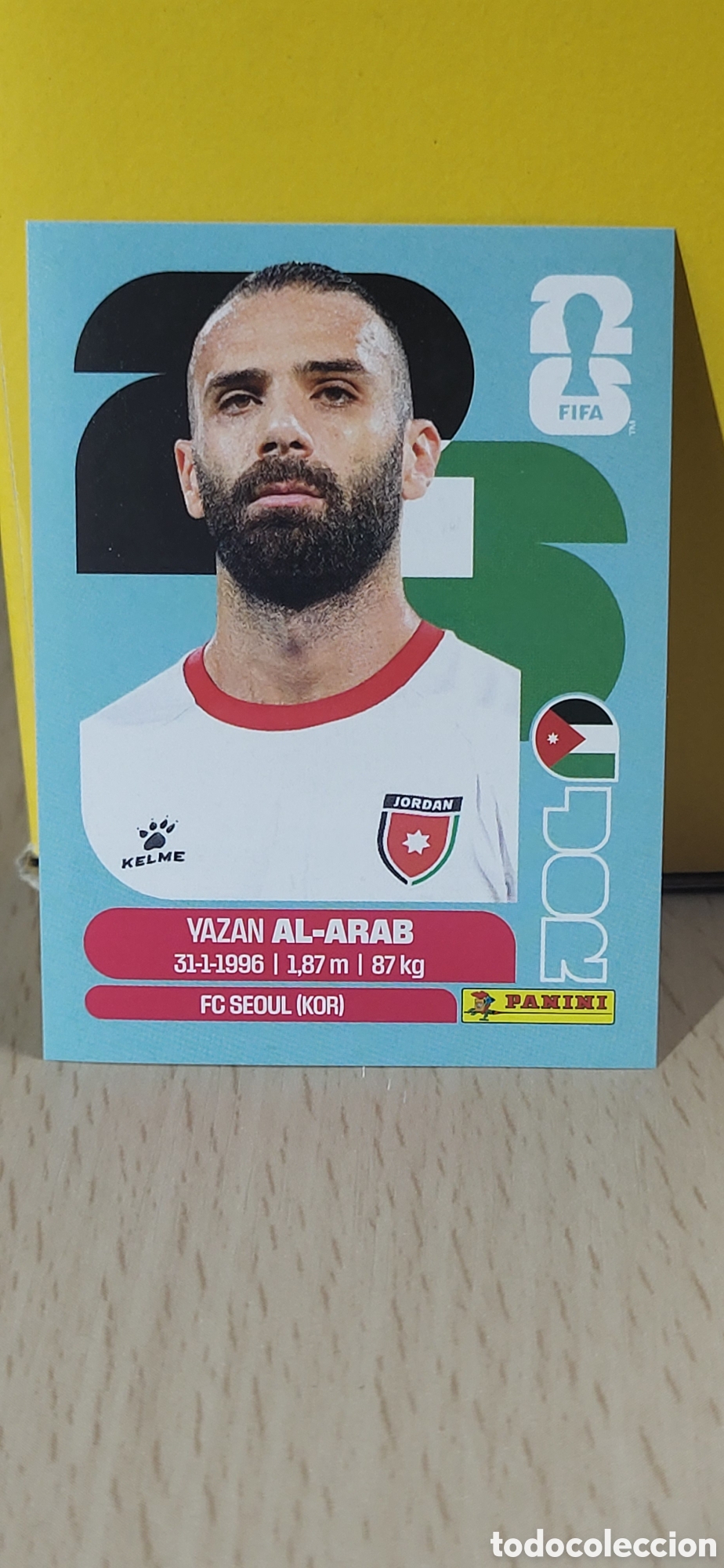 Coleccionismo Cromos antiguos: AL-ARAB JORDANIA JOR N&ordm; 5 FIFA WORLD CUP 2026 PANINI MUNDIAL FIFA WORLD CUP