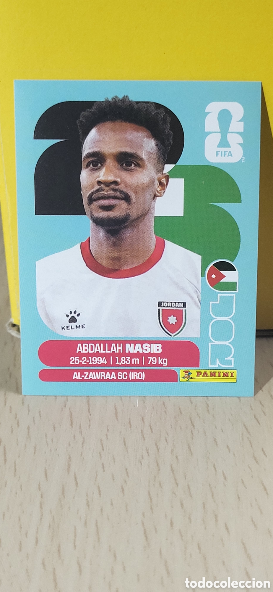 Coleccionismo Cromos antiguos: NASIB JORDANIA JOR N&ordm; 6 FIFA WORLD CUP 2026 PANINI MUNDIAL FIFA WORLD CUP