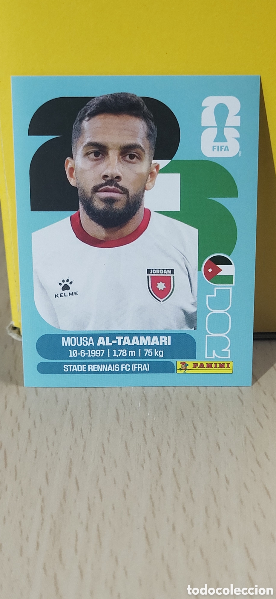 Coleccionismo Cromos antiguos: AL-TAAMARI JORDANIA JOR N&ordm; 15 FIFA WORLD CUP 2026 PANINI MUNDIAL FIFA WORLD CUP