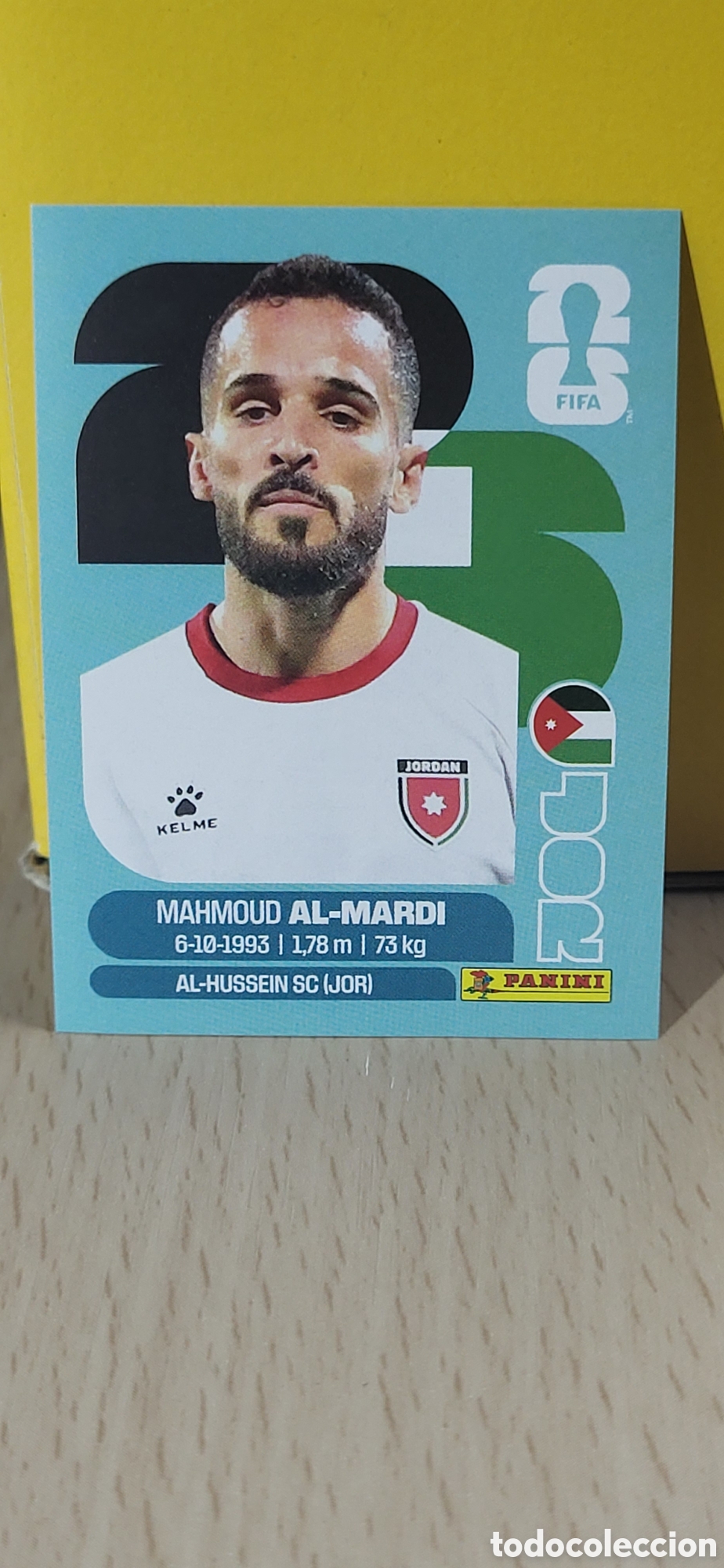 Coleccionismo Cromos antiguos: AL-MARDI JORDANIA JOR N&ordm; 17 FIFA WORLD CUP 2026 PANINI MUNDIAL FIFA WORLD CUP