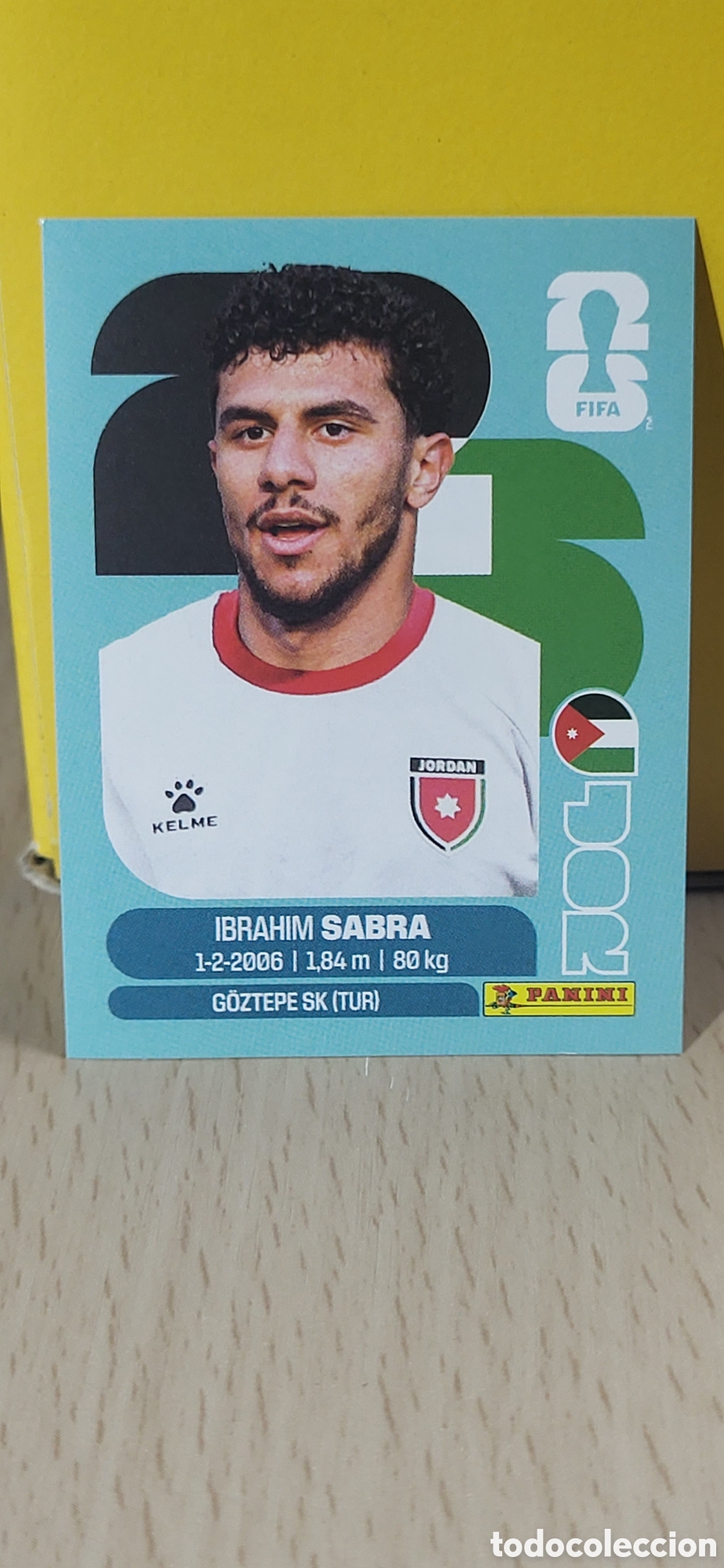 Coleccionismo Cromos antiguos: SABRA JORDANIA JOR N&ordm; 20 FIFA WORLD CUP 2026 PANINI MUNDIAL FIFA WORLD CUP