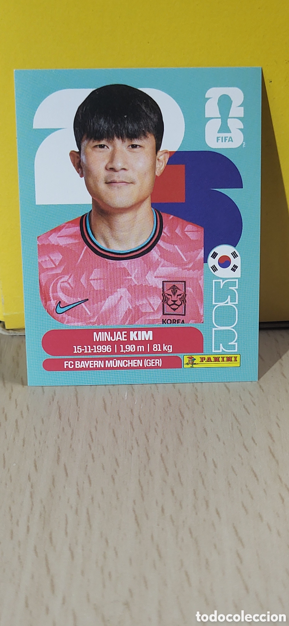 Collectable Antique Stickers: KIM KOREA KOR N&ordm; 4 FIFA WORLD CUP 2026 PANINI MUNDIAL FIFA WORLD CUP