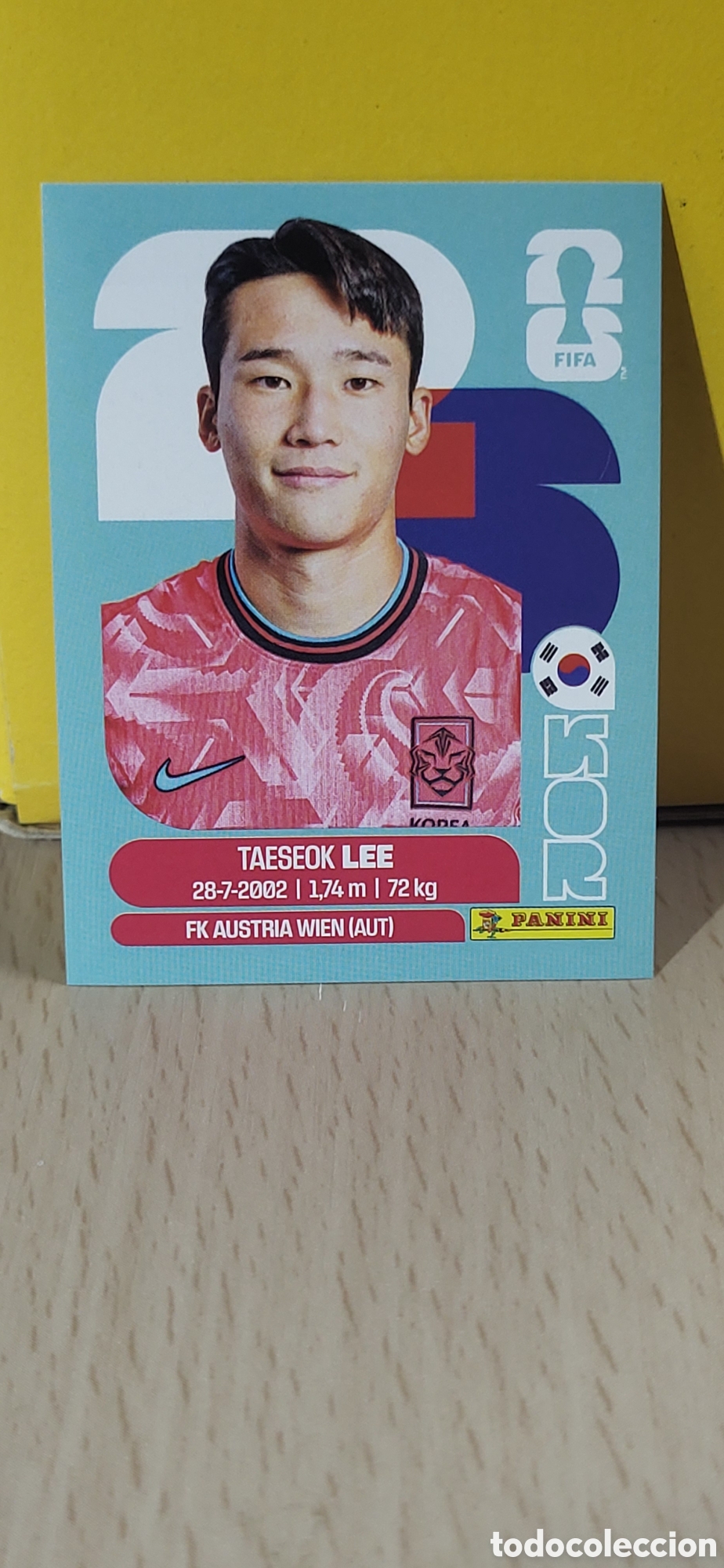 Collectable Antique Stickers: LEE KOREA KOR N&ordm; 8 FIFA WORLD CUP 2026 PANINI MUNDIAL FIFA WORLD CUP