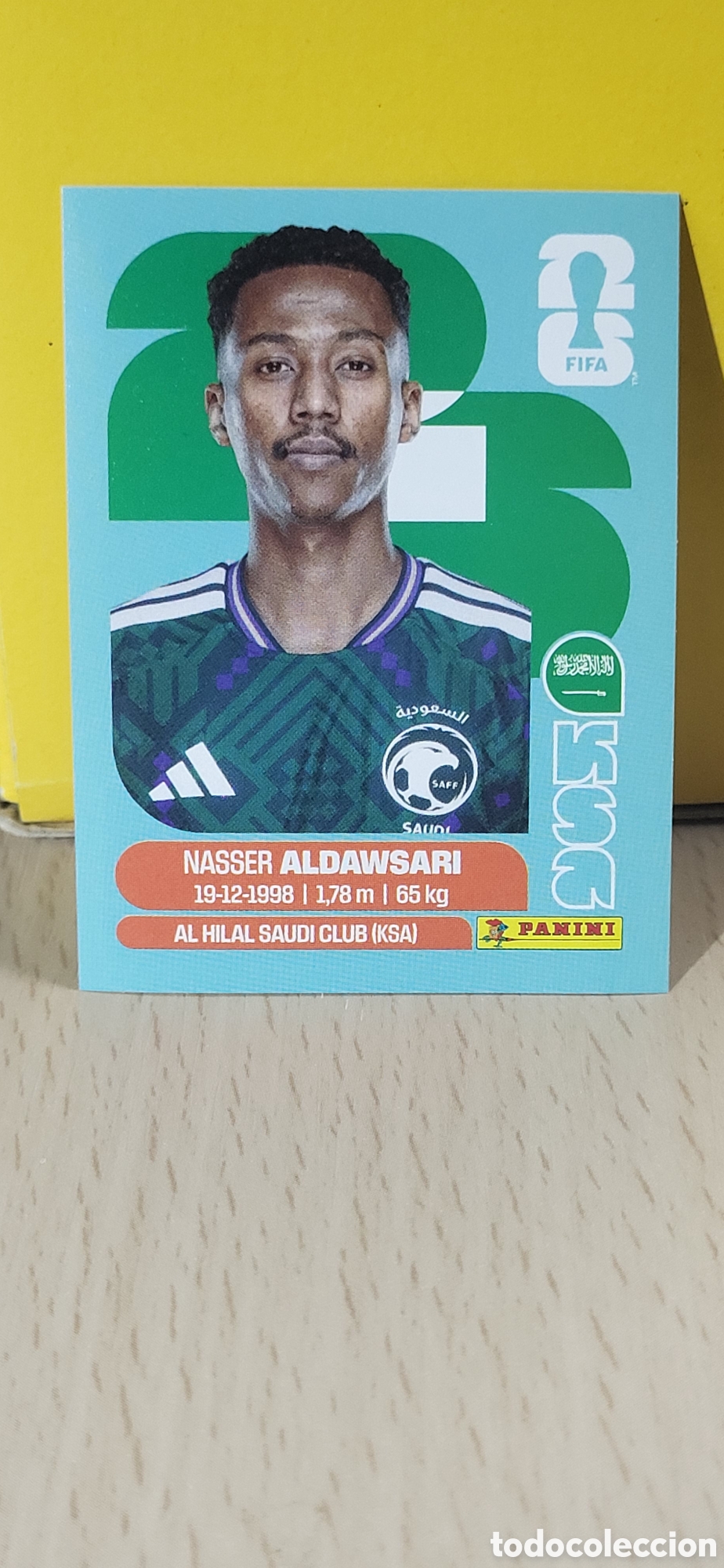 Collectionnisme Cartes &agrave; collectionner anciennes: ALDAWSARI ARABIA SAUDI KSA N&ordm; 12 FIFA WORLD CUP 2026 PANINI MUNDIAL FIFA WORLD CUP