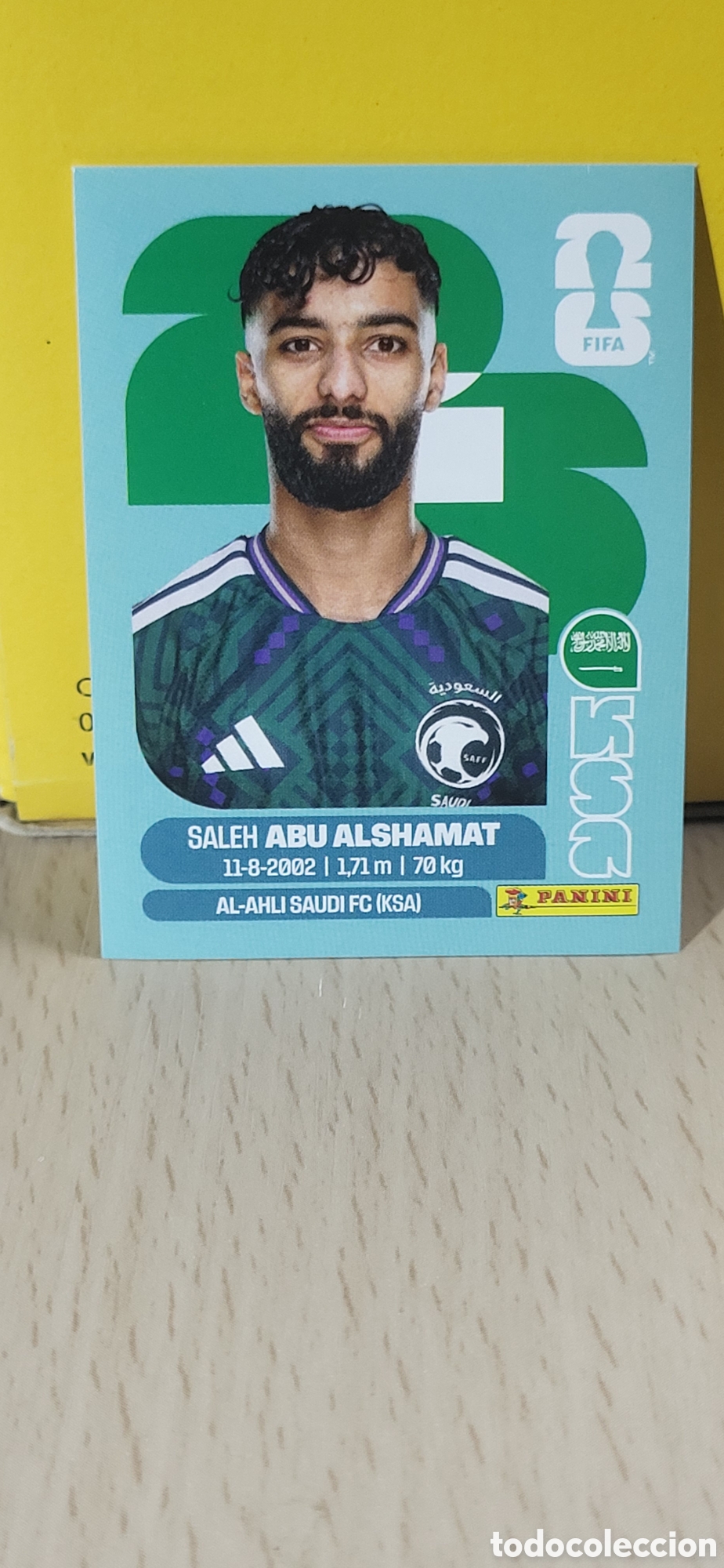 Collectionnisme Cartes &agrave; collectionner anciennes: ABU ALSHAMAT ARABIA SAUDI KSA N&ordm; 14 FIFA WORLD CUP 2026 PANINI MUNDIAL FIFA WORLD CUP