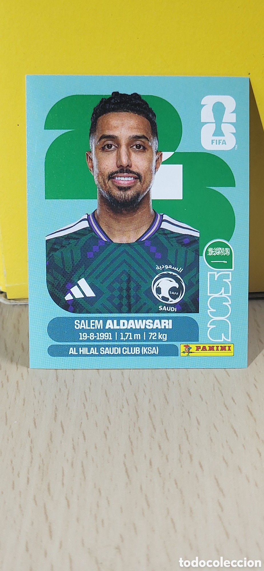 Coleccionismo Cromos antiguos: ALDAWSARI ARABIA SAUDI KSA N&ordm; 16 FIFA WORLD CUP 2026 PANINI MUNDIAL FIFA WORLD CUP