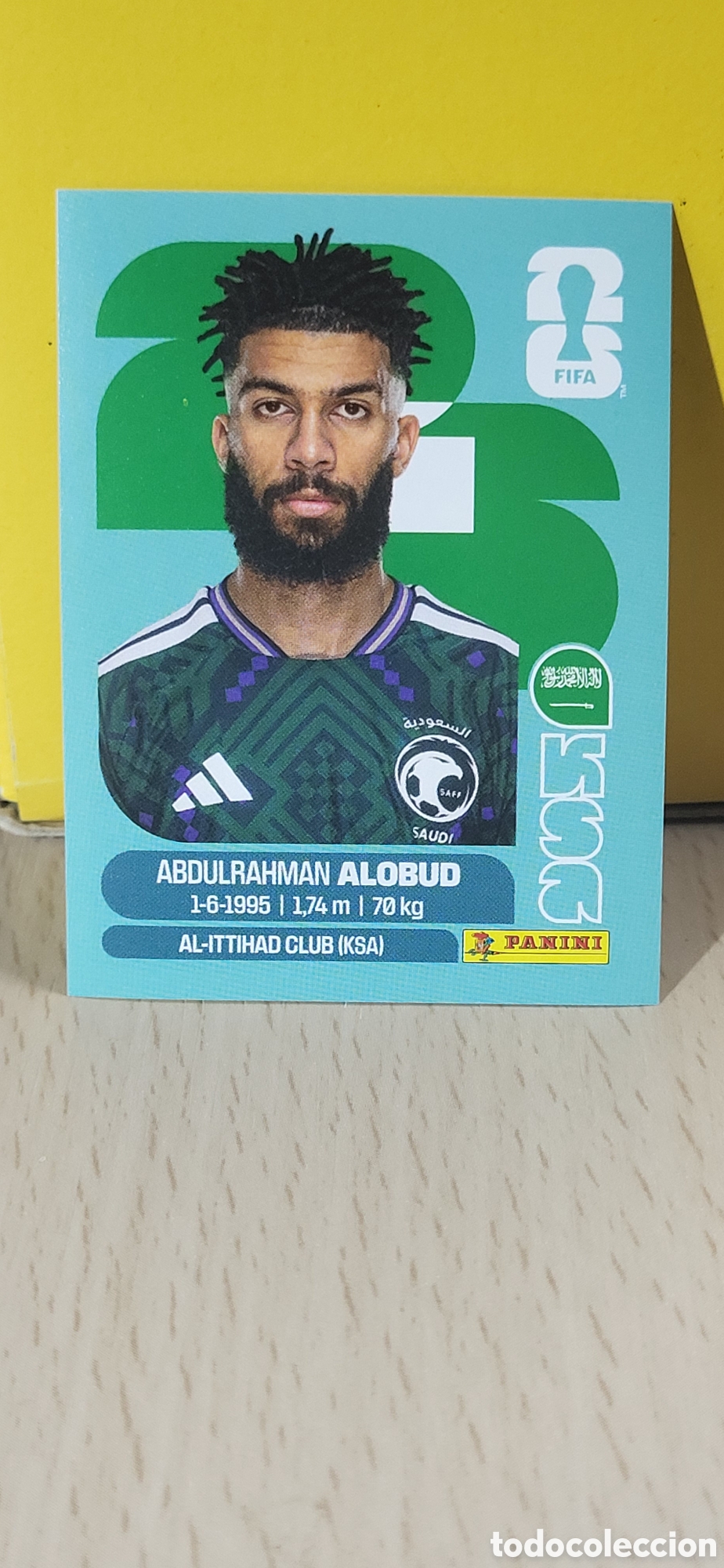 Collectionnisme Cartes &agrave; collectionner anciennes: ALOBUD ARABIA SAUDI KSA N&ordm; 17 FIFA WORLD CUP 2026 PANINI MUNDIAL FIFA WORLD CUP