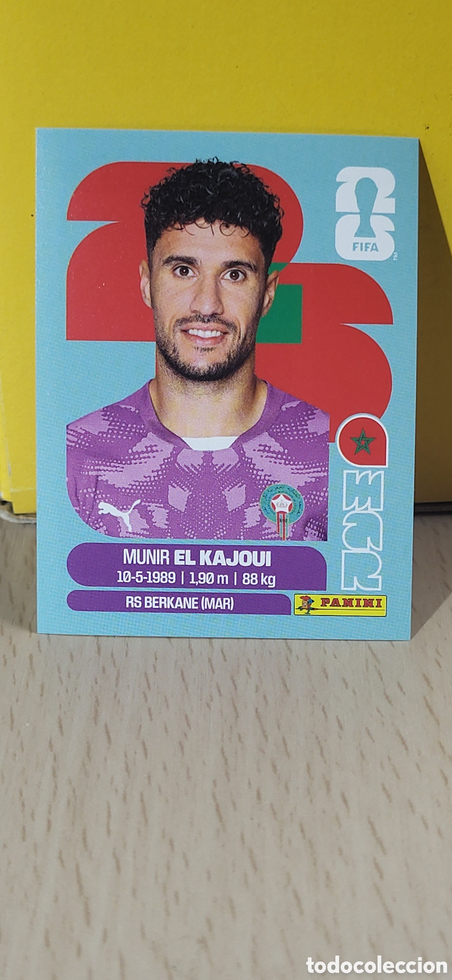 Collectionnisme Cartes &agrave; collectionner anciennes: EL KAJOUI MARRUECOS MAR N&ordm; 3 FIFA WORLD CUP 2026 PANINI MUNDIAL FIFA WORLD CUP