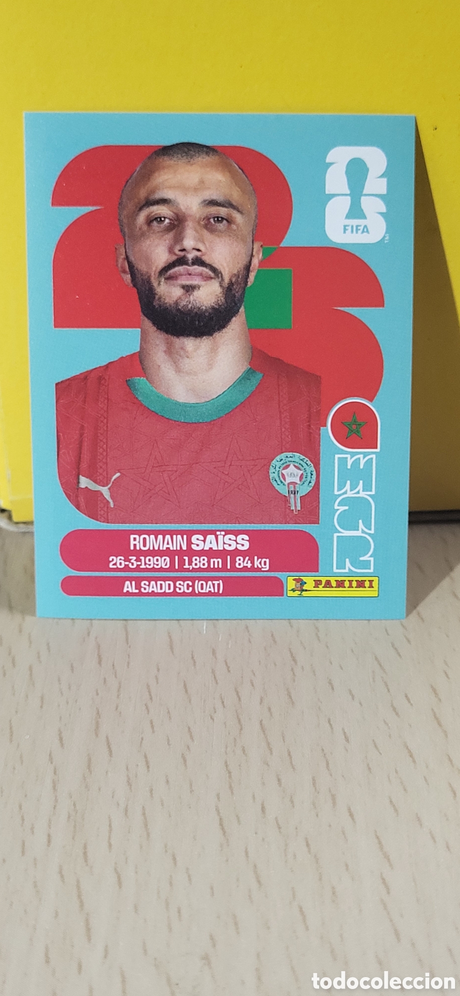 Collectionnisme Cartes &agrave; collectionner anciennes: SAISS MARRUECOS MAR N&ordm; 7 FIFA WORLD CUP 2026 PANINI MUNDIAL FIFA WORLD CUP