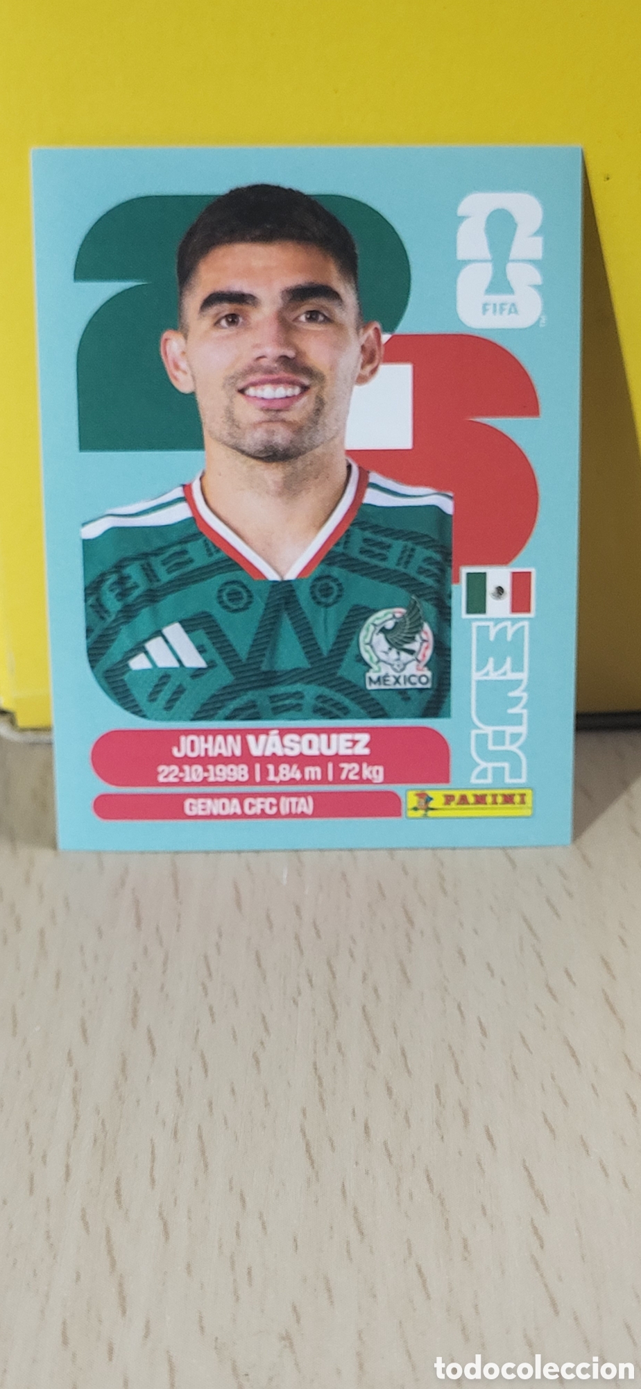 Collectionnisme Cartes &agrave; collectionner anciennes: VASQUEZ MEXICO MEX N&ordm; 3 FIFA WORLD CUP 2026 PANINI MUNDIAL FIFA WORLD CUP