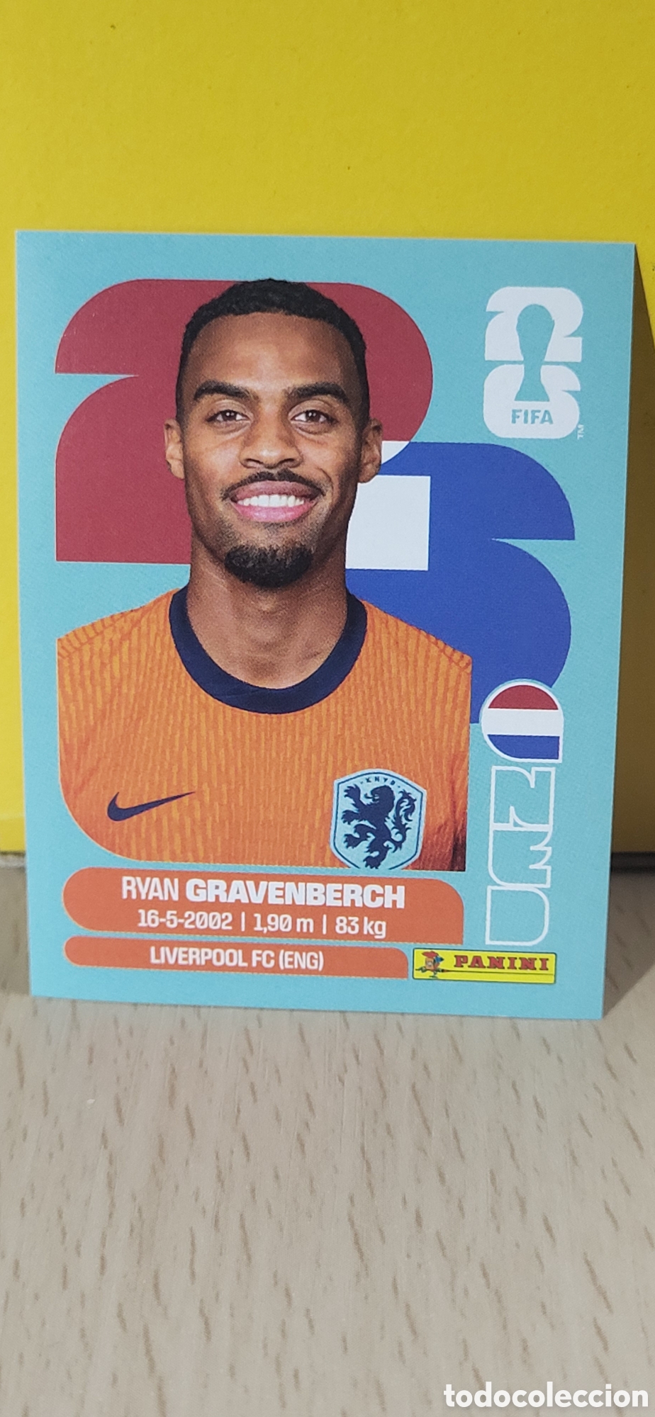 Collezionismo Figurine antiche: GRAVENBERCH HOLANDA PAISES BAJOS NED N&ordm; 11 FIFA WORLD CUP 2026 PANINI MUNDIAL FIFA WORLD CUP