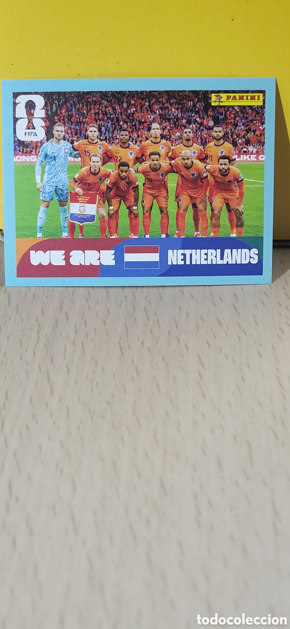 Coleccionismo Cromos antiguos: EQUIPO HOLANDA PAISES BAJOS NED N&ordm; 13 FIFA WORLD CUP 2026 PANINI MUNDIAL FIFA WORLD CUP