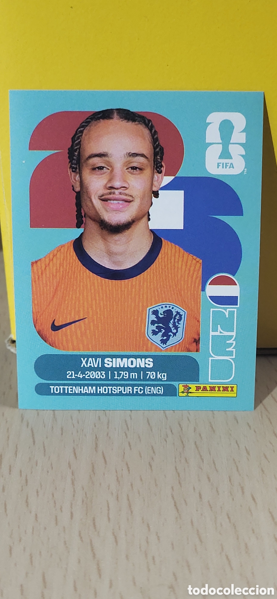 Coleccionismo Cromos antiguos: SIMONS HOLANDA PAISES BAJOS NED N&ordm; 15 FIFA WORLD CUP 2026 PANINI MUNDIAL FIFA WORLD CUP