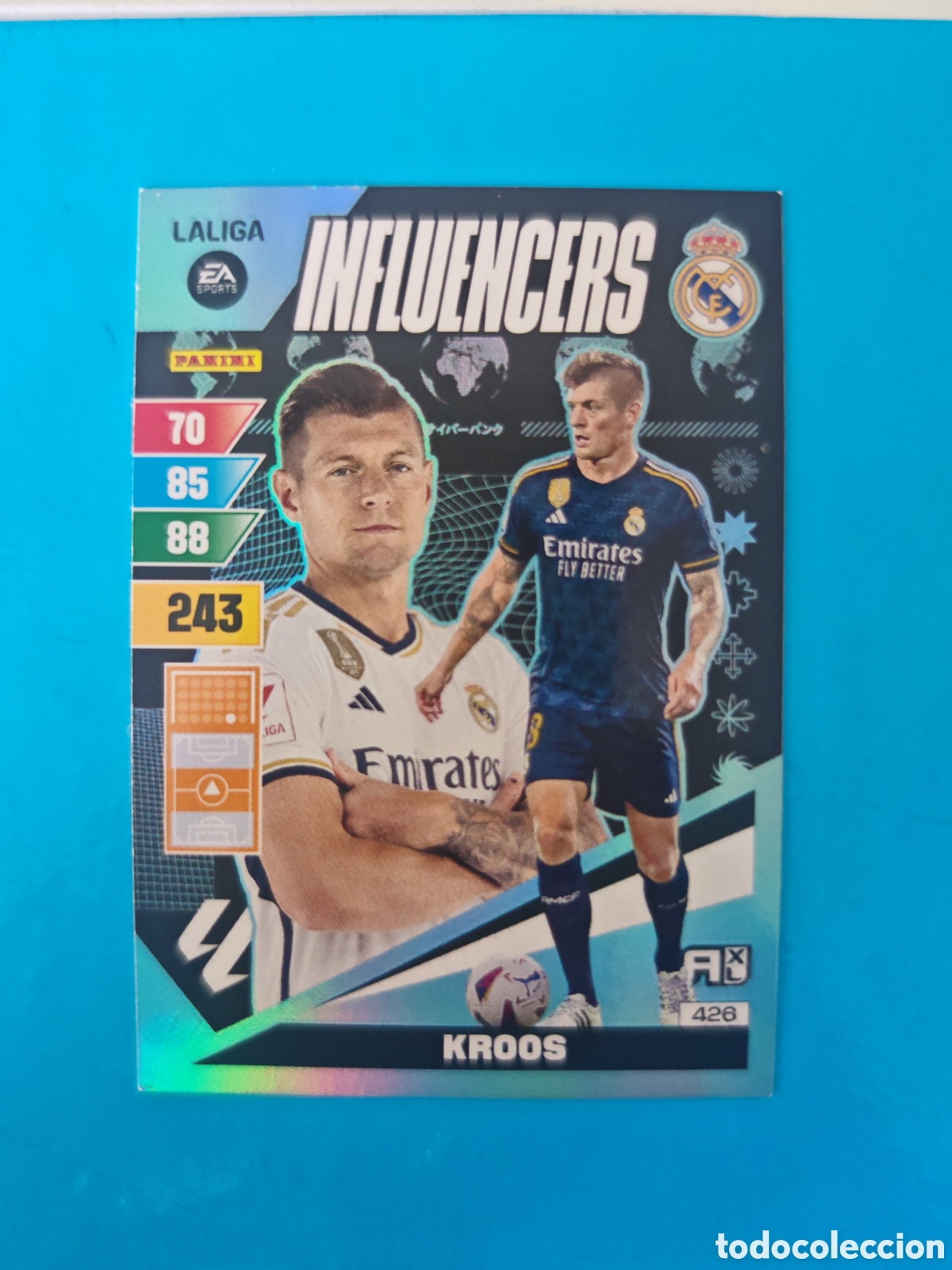 Coleccionismo Cromos antiguos: Influencers Kroos adrenalyn 23-24