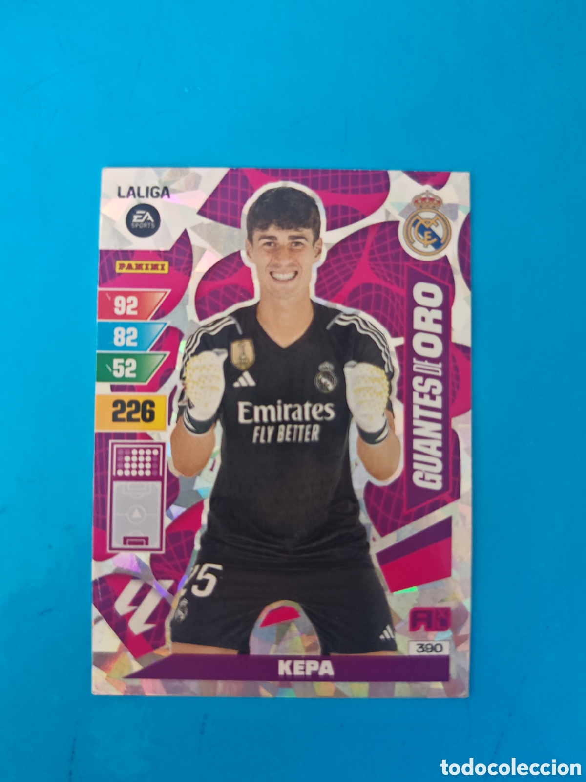 Coleccionismo Cromos antiguos: Kepa guantes de oro Adrenalyn 23-24