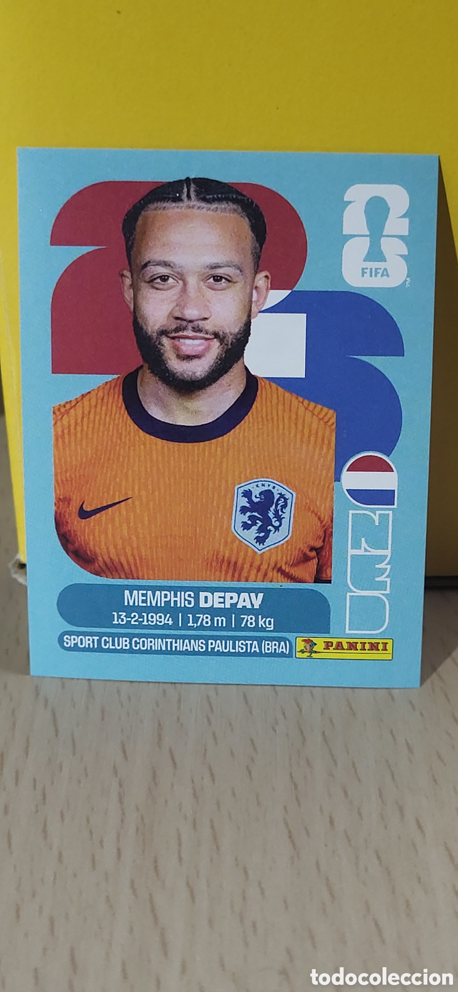 Coleccionismo Cromos antiguos: DEPAY HOLANDA PAISES BAJOS NED N&ordm; 17 FIFA WORLD CUP 2026 PANINI MUNDIAL FIFA WORLD CUP